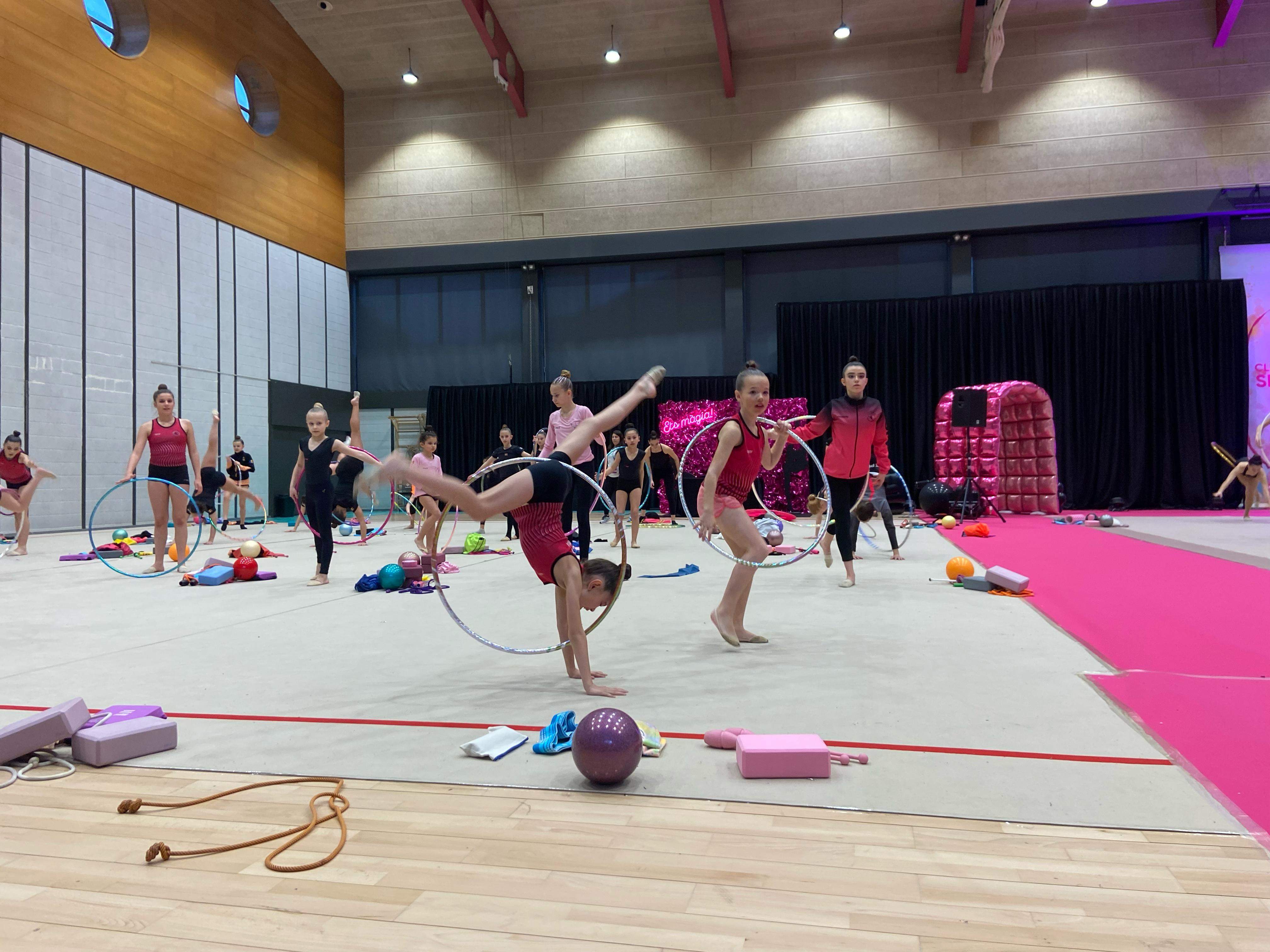 Totes s'han atrevit amb els exercicis de més dificultat.