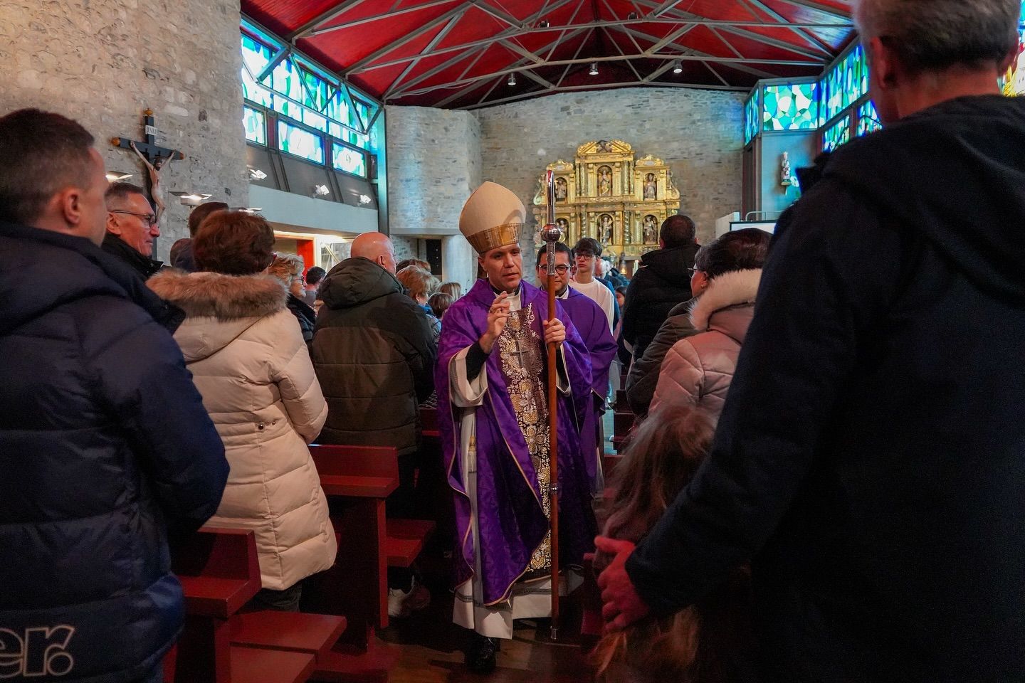 Serrano Pentinat ha oficiat la missa a Santa Eulàlia. Serrano Pentinat ha oficiat la missa a Santa Eulàlia.