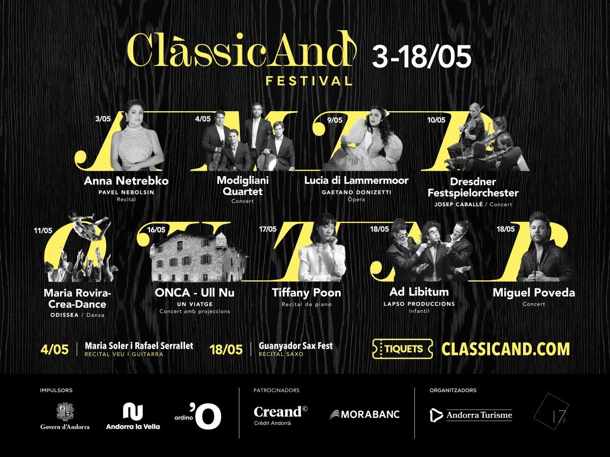 Aquest serà el cartell del ClàssicAnd 2025.