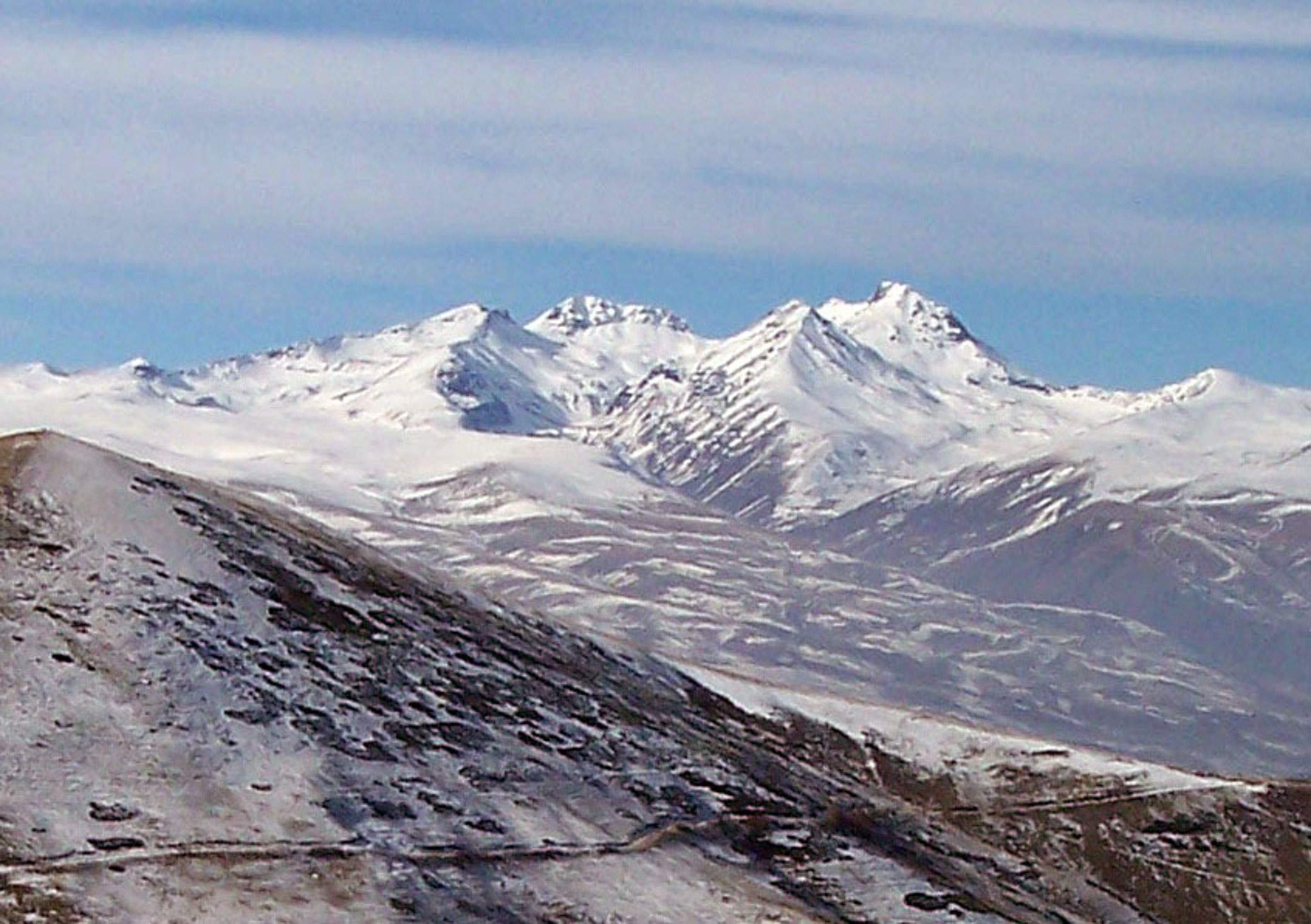 Una imatge dels Aragats, on hi ha hagut l'allau.