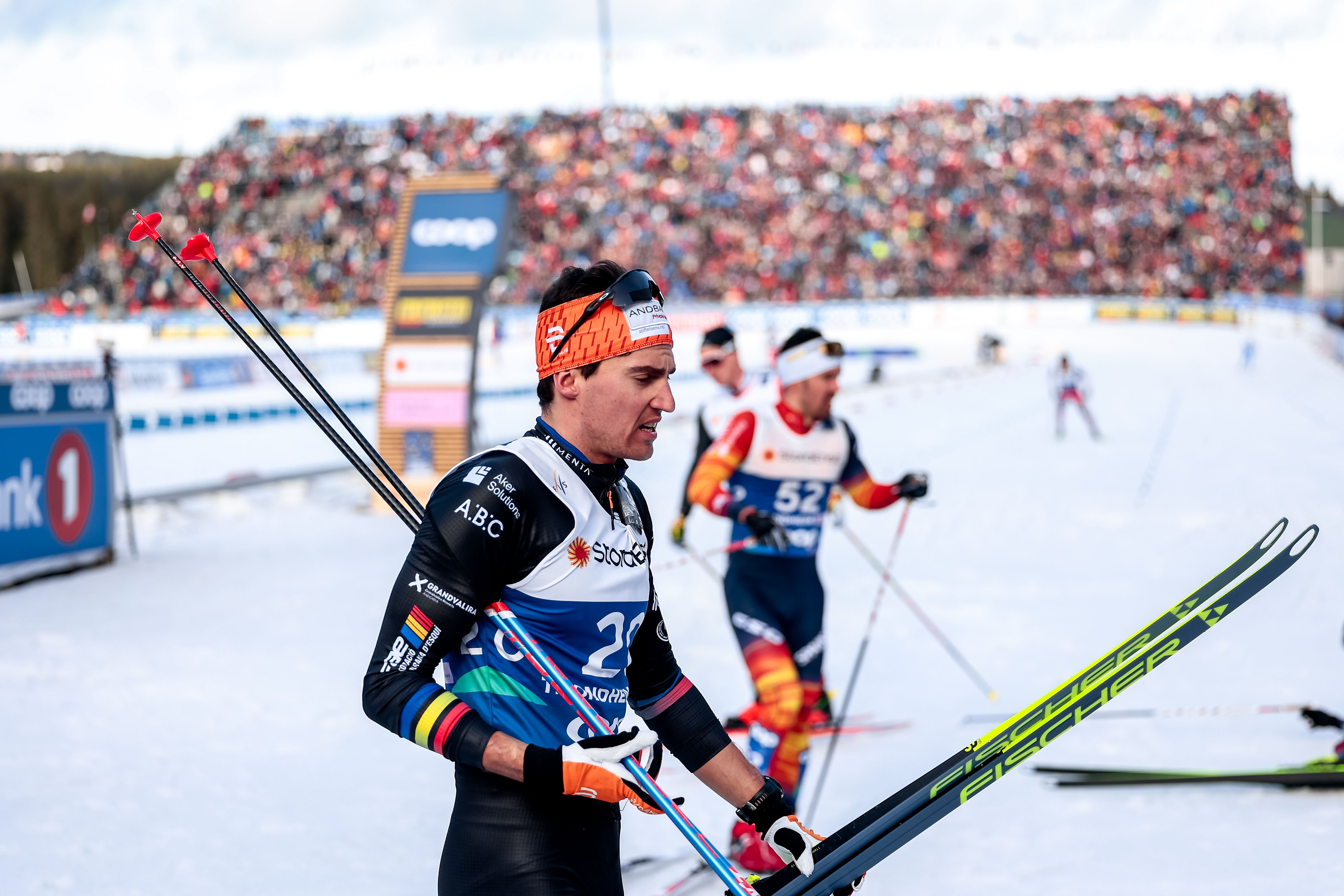 Irineu Esteve, després dels 50km a Trondheim.