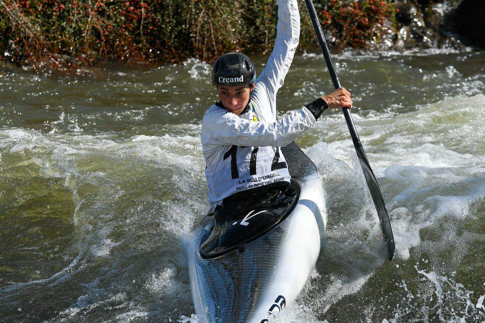 Doria, durant les sèries d'aquest matí al canal de la Seu d'Urgell.