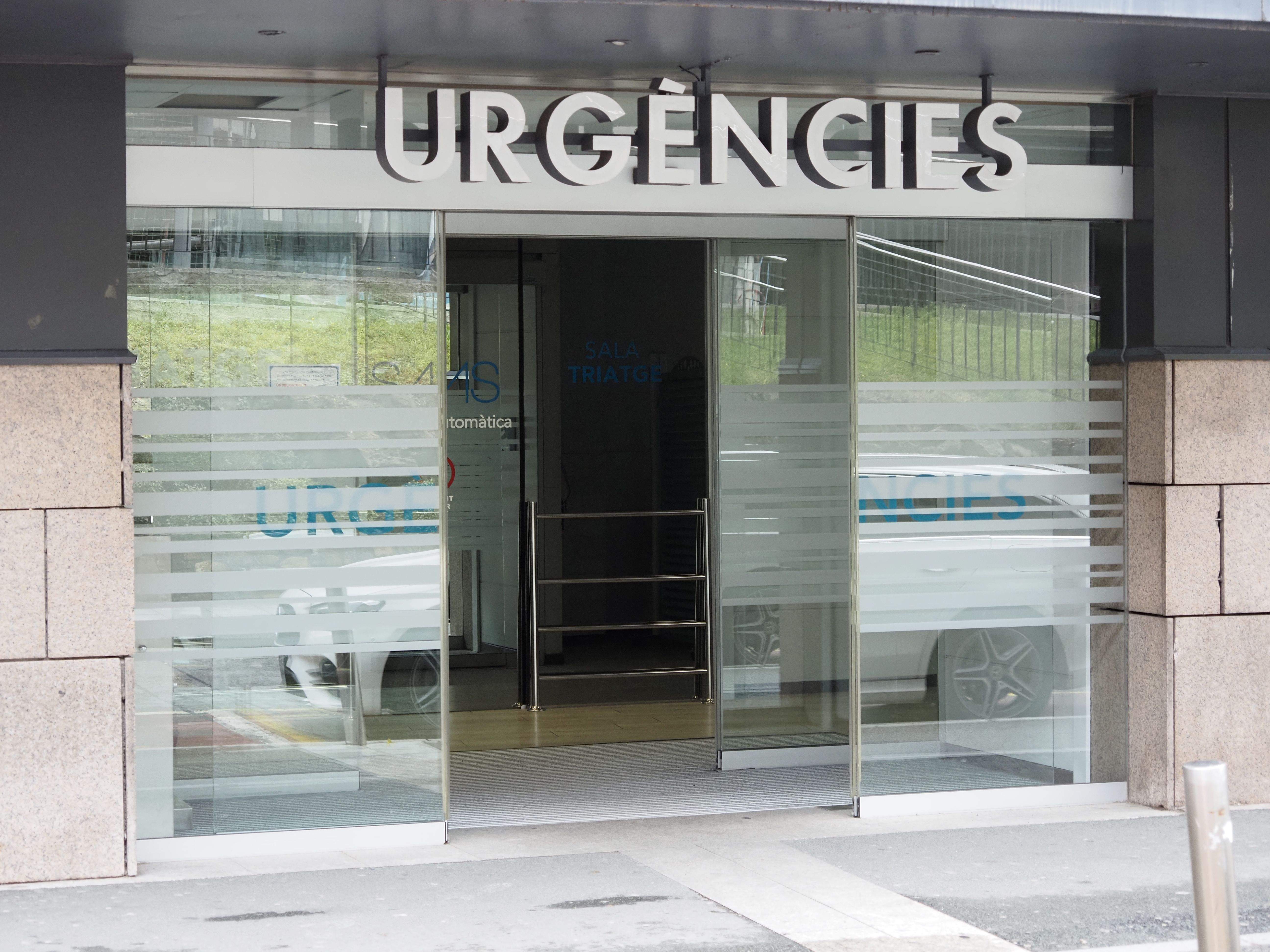 Entrada d'Urgències.