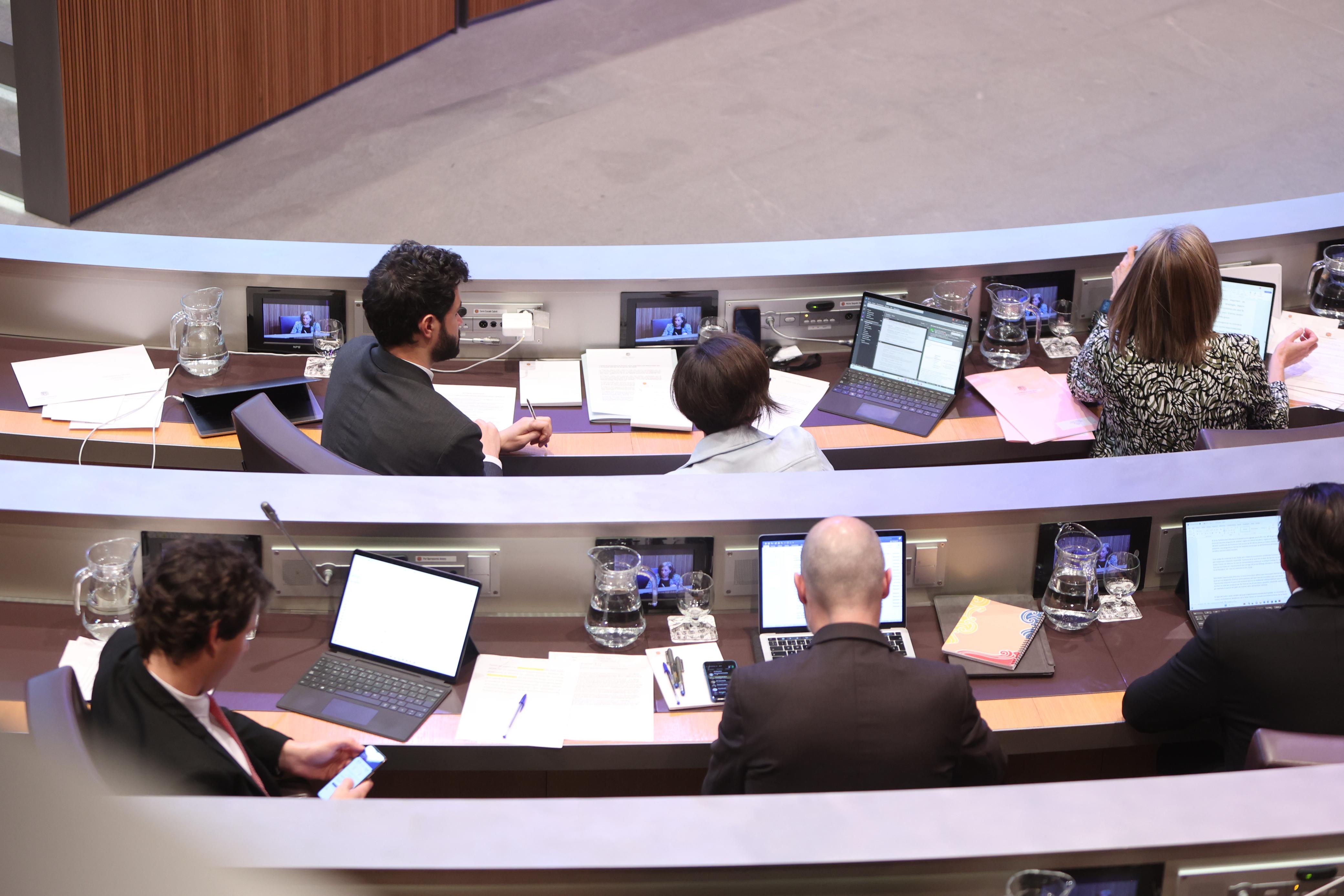 Els consellers generals de Concòrdia al Consell General.