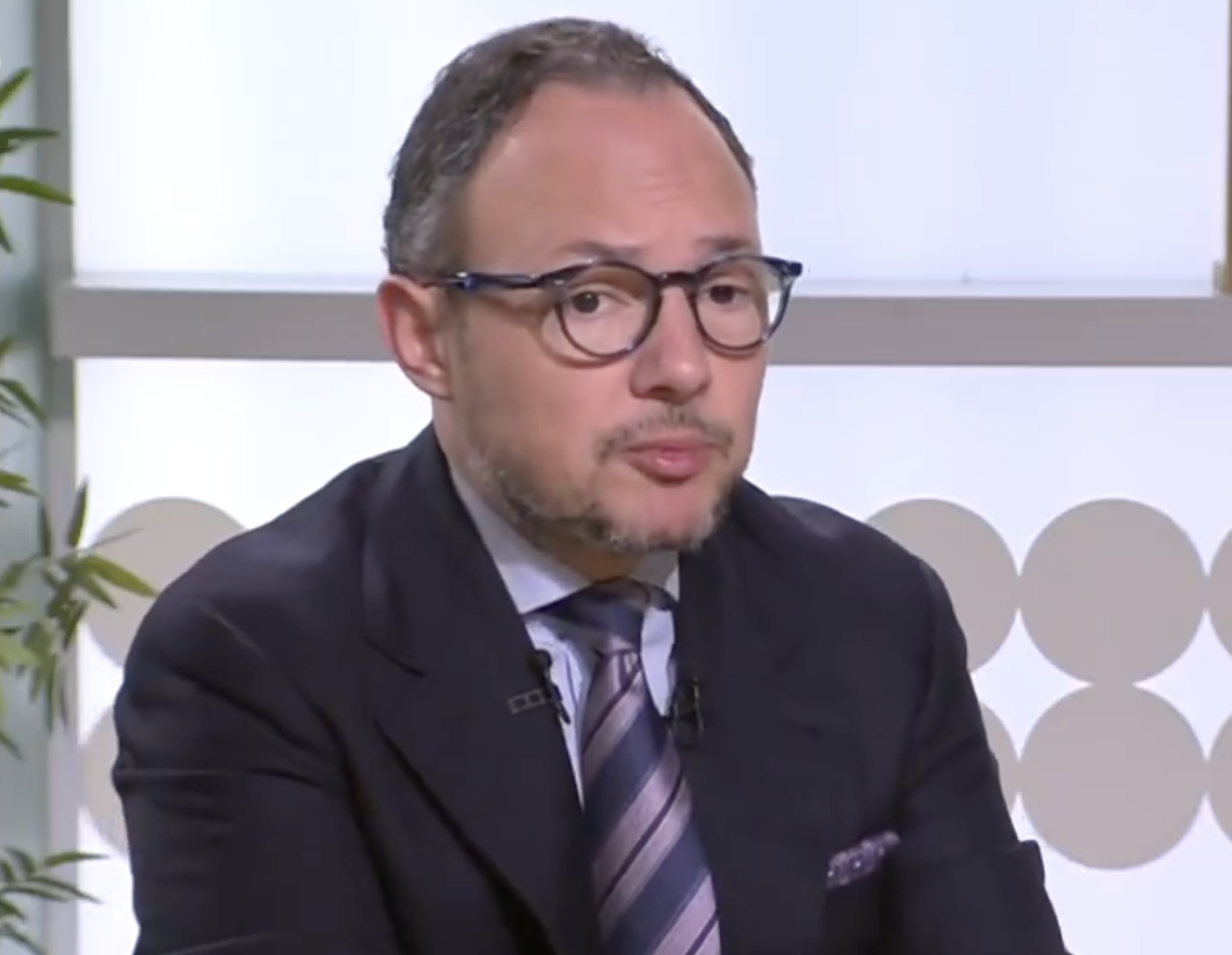 El cap de Govern, Xavier Espot, durant la conversa amb Gemma Nierga.