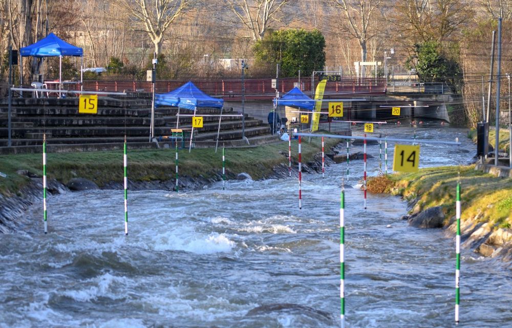 El canal olímpic del Parc del Segre, on aquest any Doria vol ser al podi de la Copa del Món. El canal olímpic del Parc del Segre, on aquest any Doria vol ser al podi de la Copa del Món.