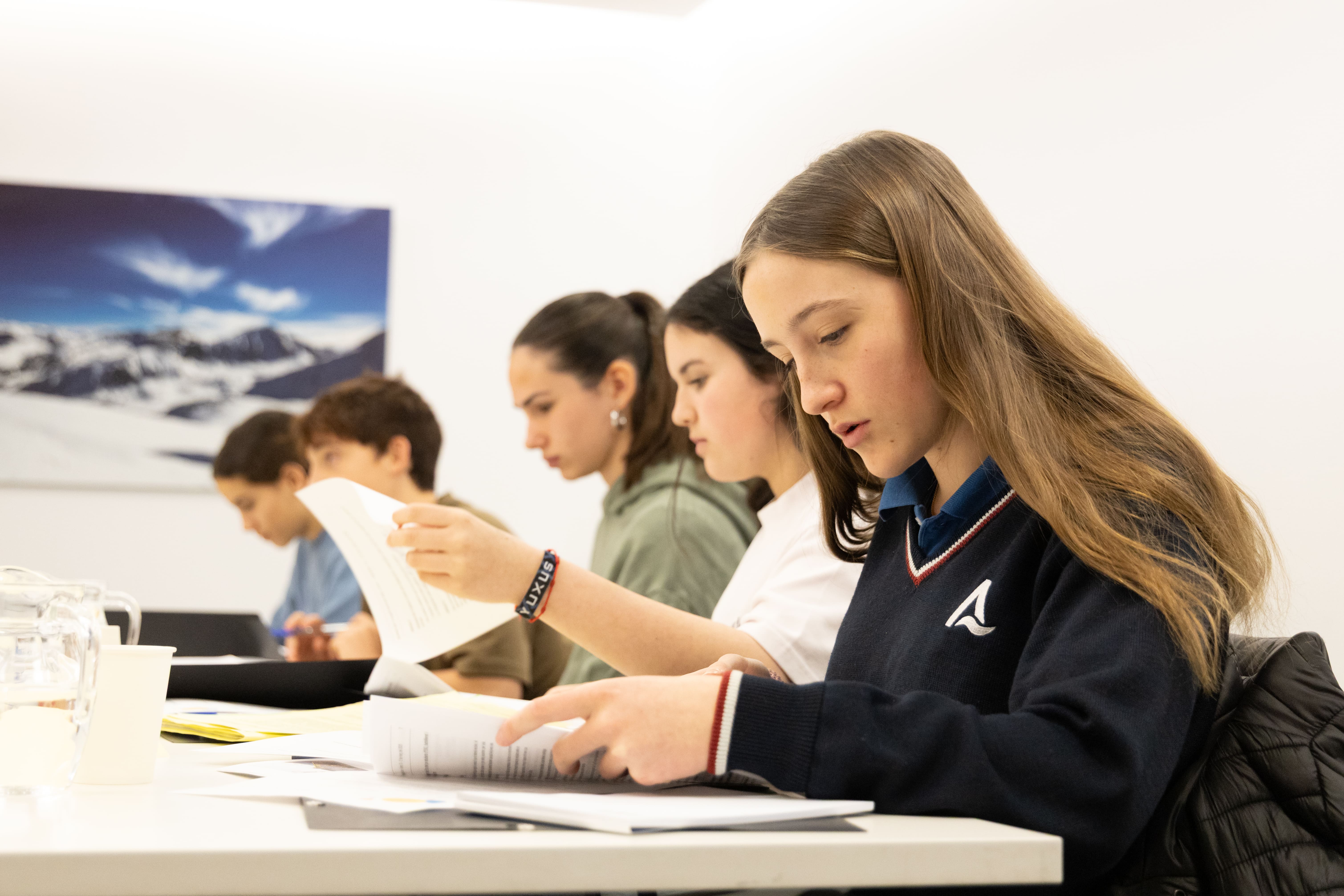 Una de les comissions formades pel 23è Consell General dels Joves.