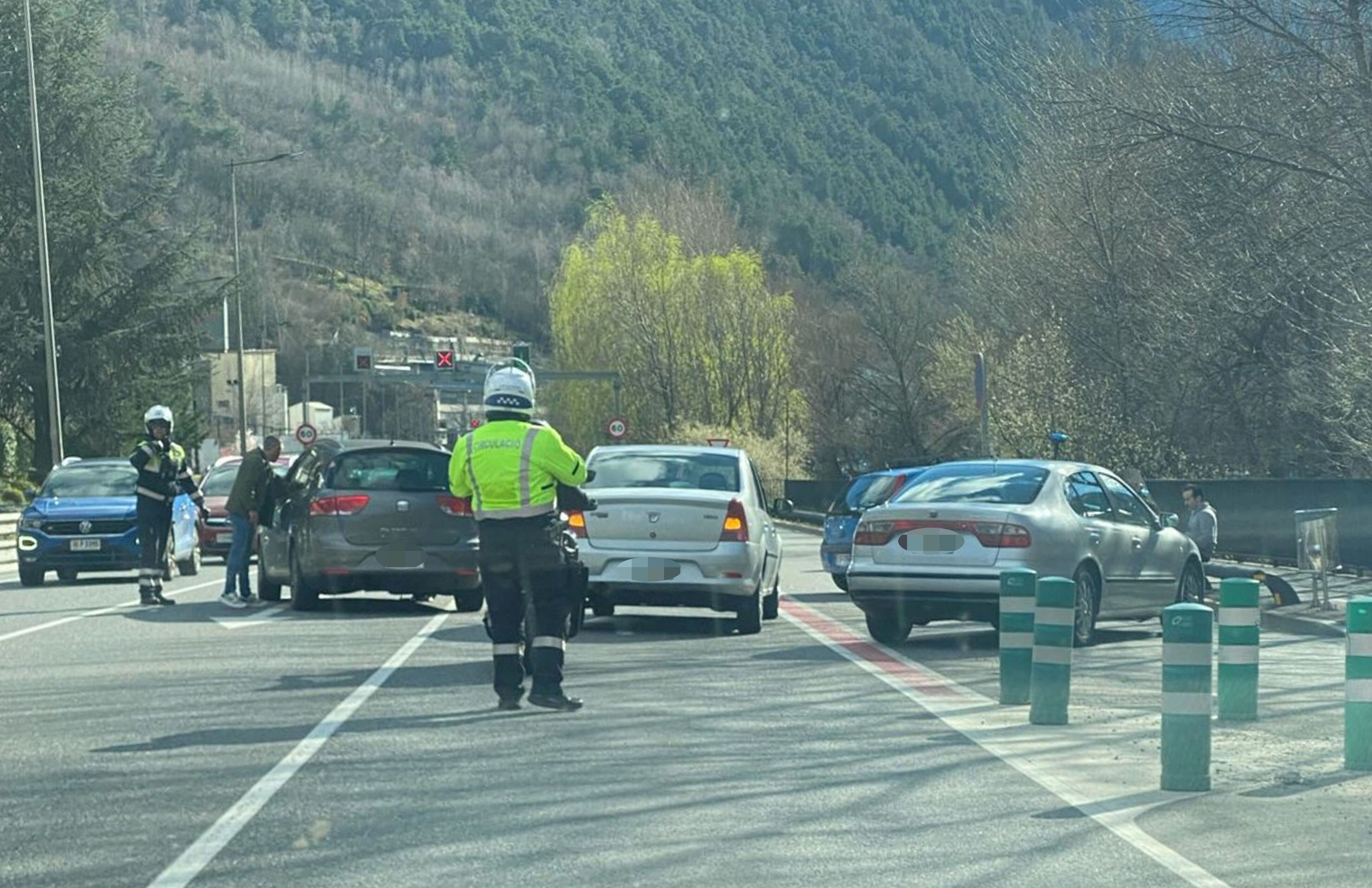 Imatge de l'accident avinguda salou