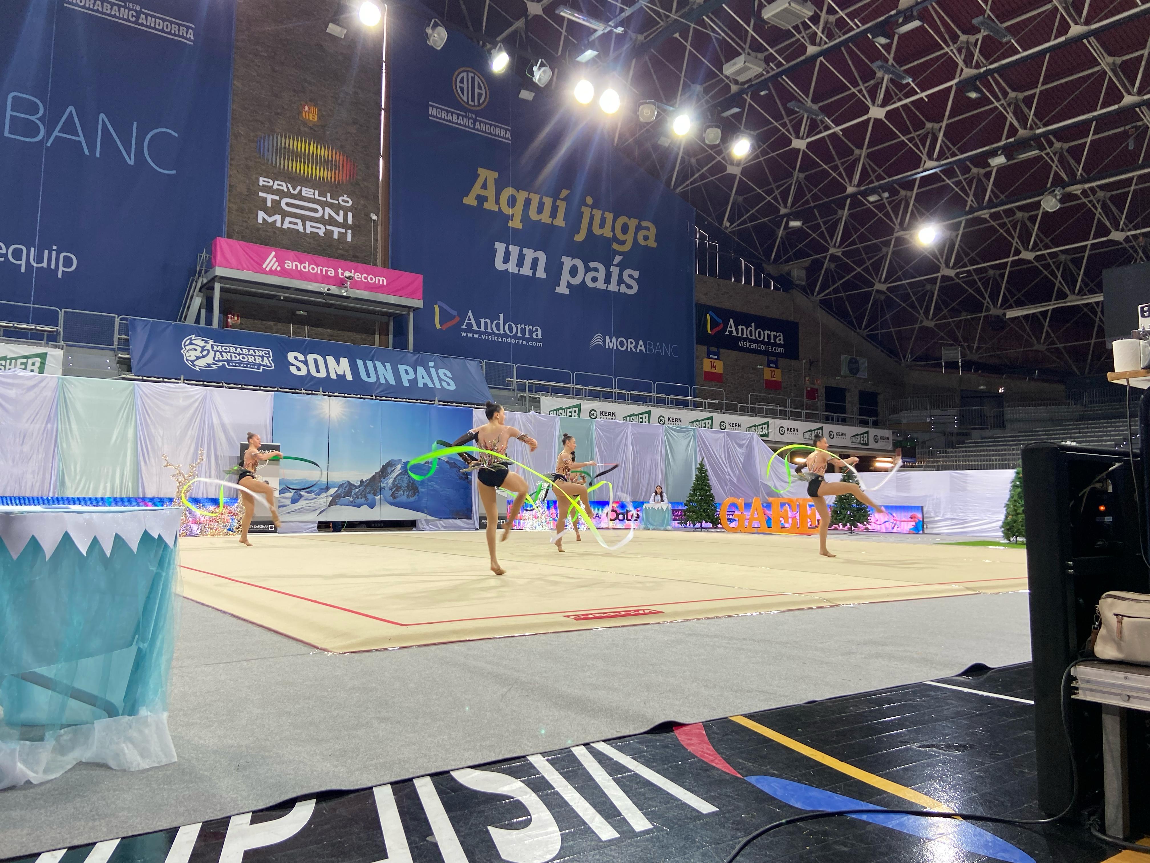 Les cintes d'Andorra han enlluernat al públic. Les cintes d'Andorra han enlluernat al públic.