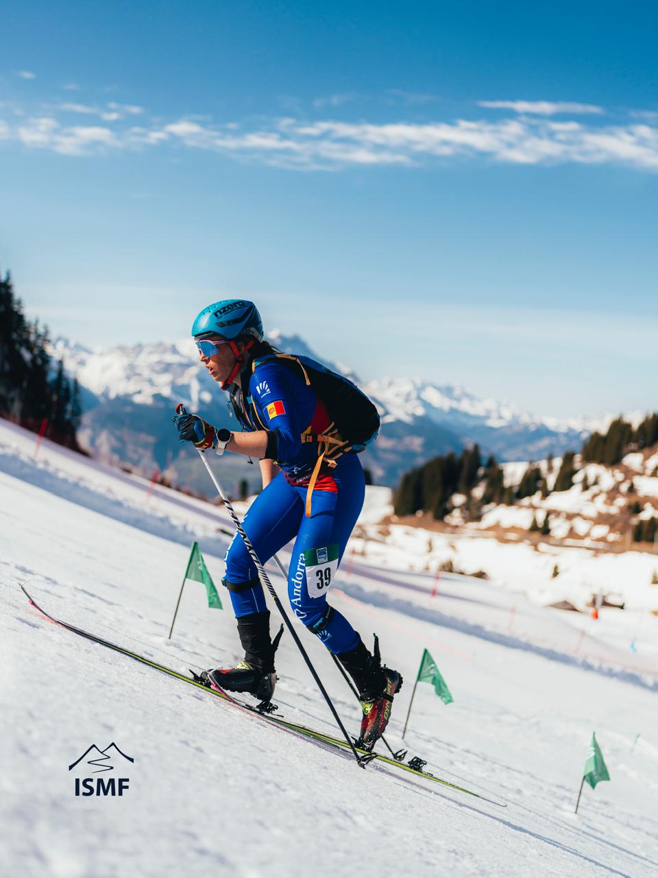 Lea Ancion, durant un tram de l'ascensió. Lea Ancion, durant un tram de l'ascensió.