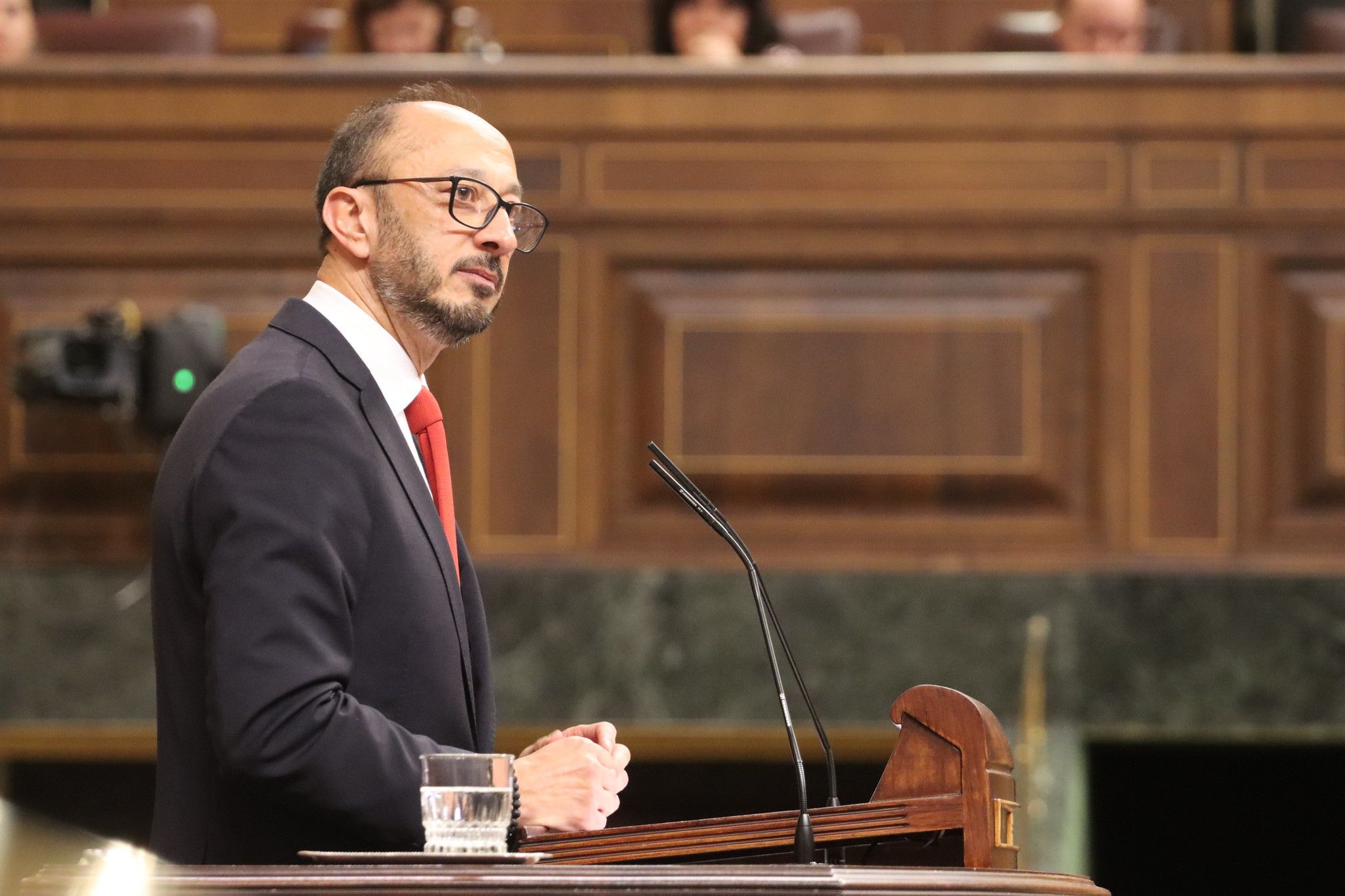 Gómez de Celis, durant una sessió del Congrés.