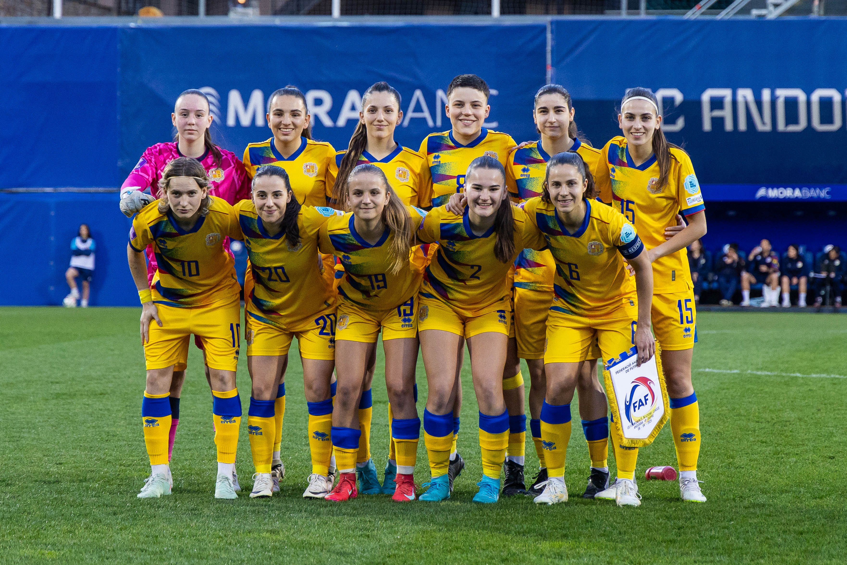 Les onze escollides per Albert Panadero en la nit d'avui.