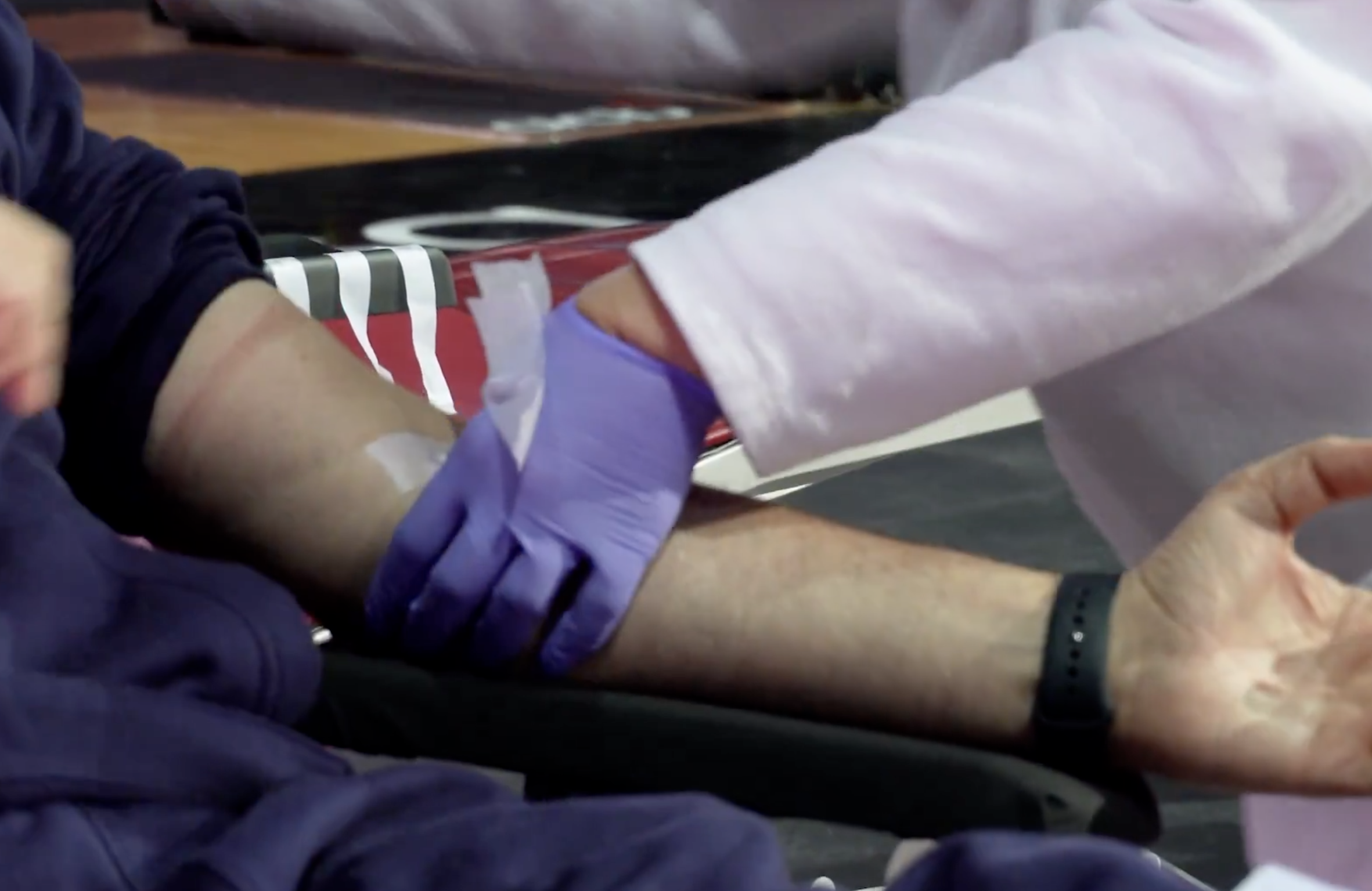 Una donació la setmana passada.