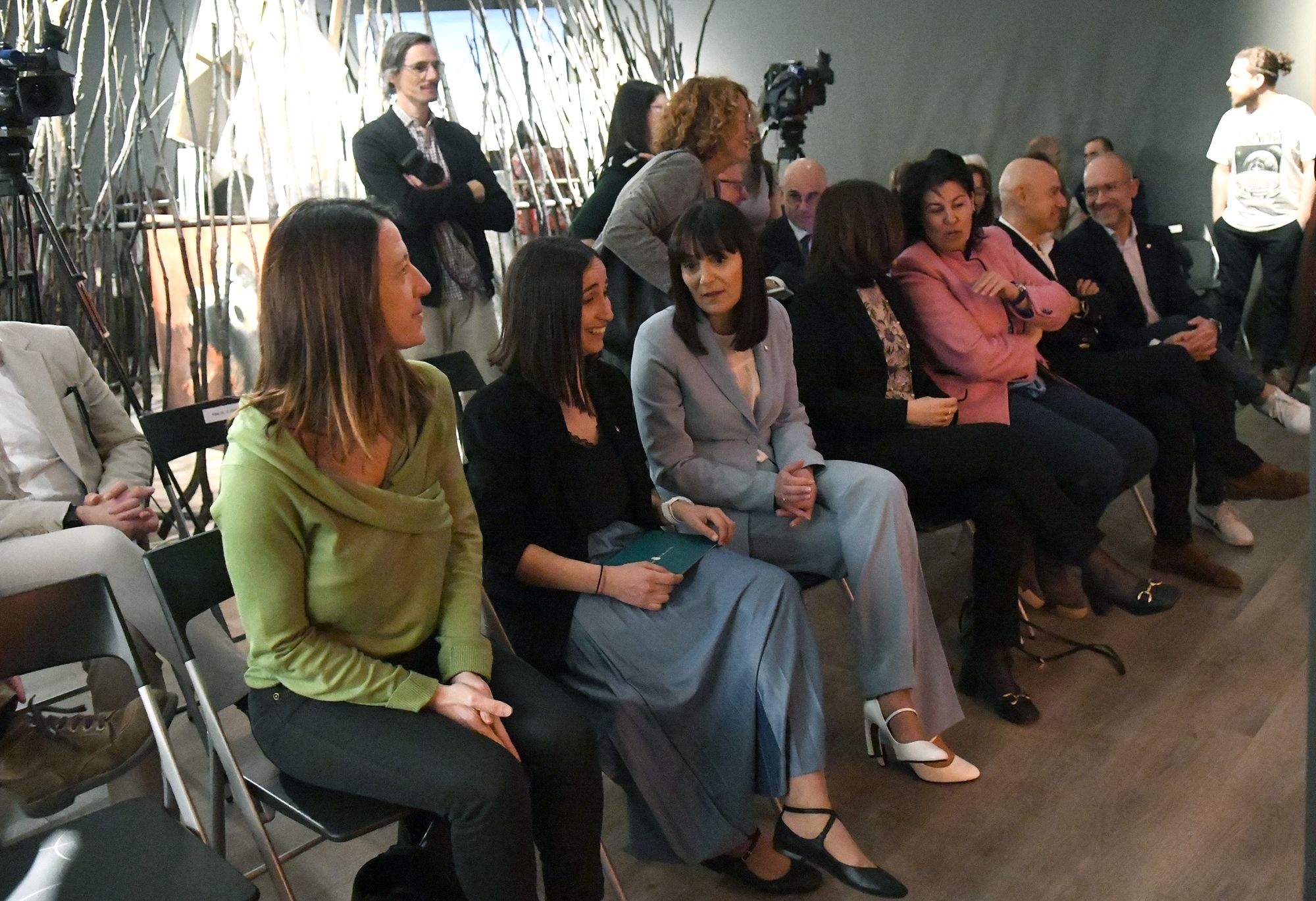 Les autoritats que han assistit a l'espectacle que ha donat el tret de sortida a l'Andorra Crea. Les autoritats que han assistit a l'espectacle que ha donat el tret de sortida a l'Andorra Crea.