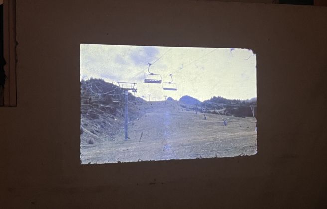 Una de les imatges de la projecció de 'Rastres'.