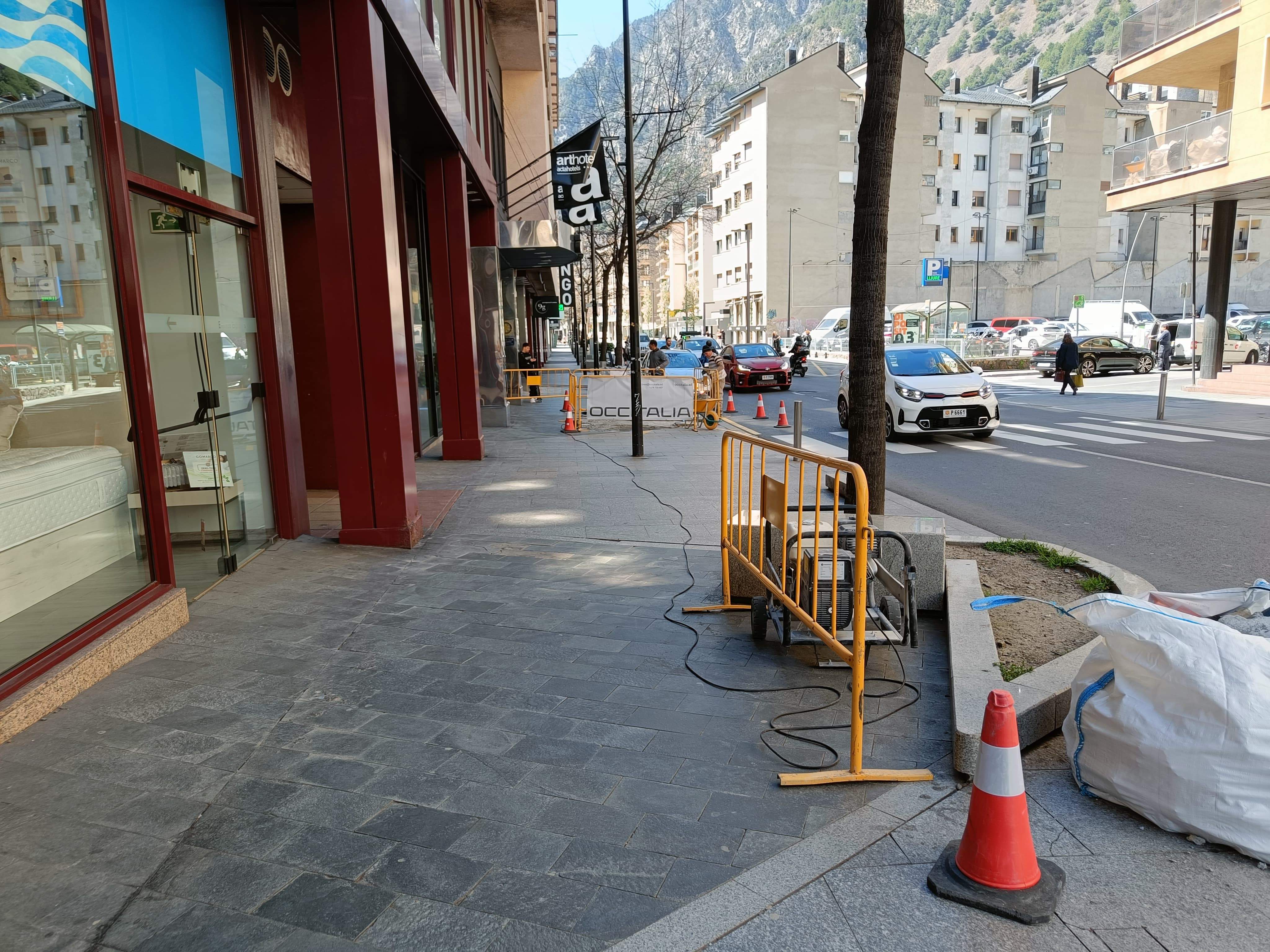 Imatge de com era la voravia abans de les obres. // M. P. Imatge de com era la voravia abans de les obres. // M. P.