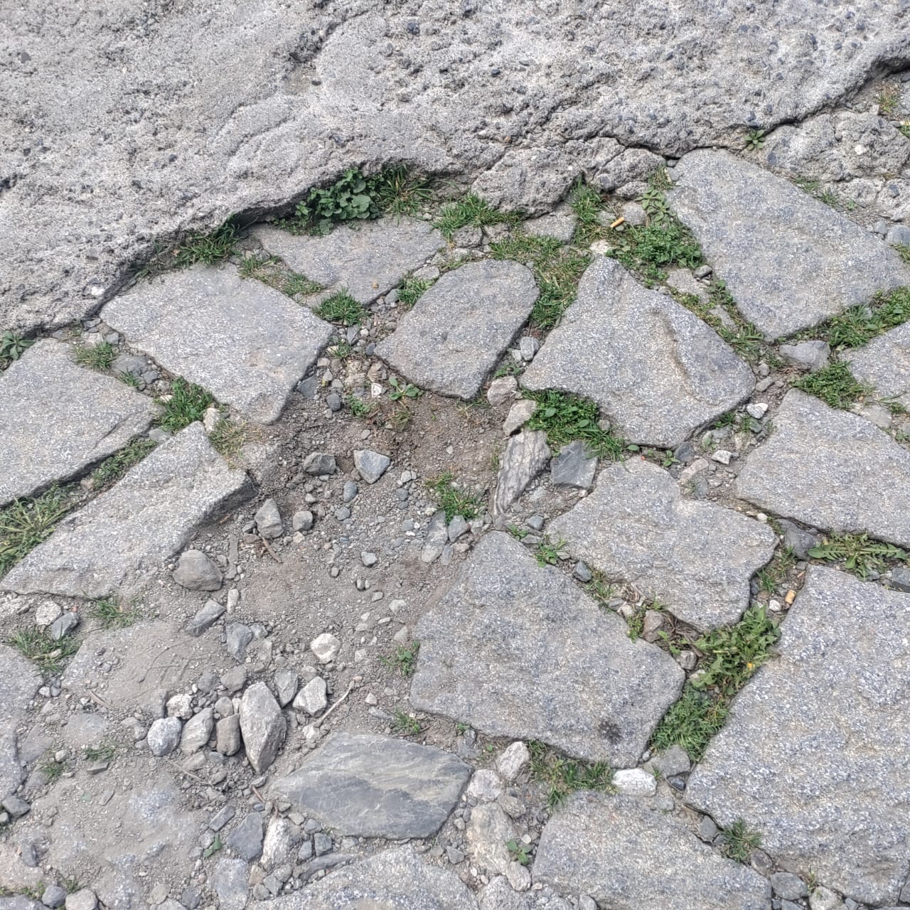 La part del camí que és més a prop de Rocacorba és la que presenta més deficiències. La part del camí que és més a prop de Rocacorba és la que presenta més deficiències.