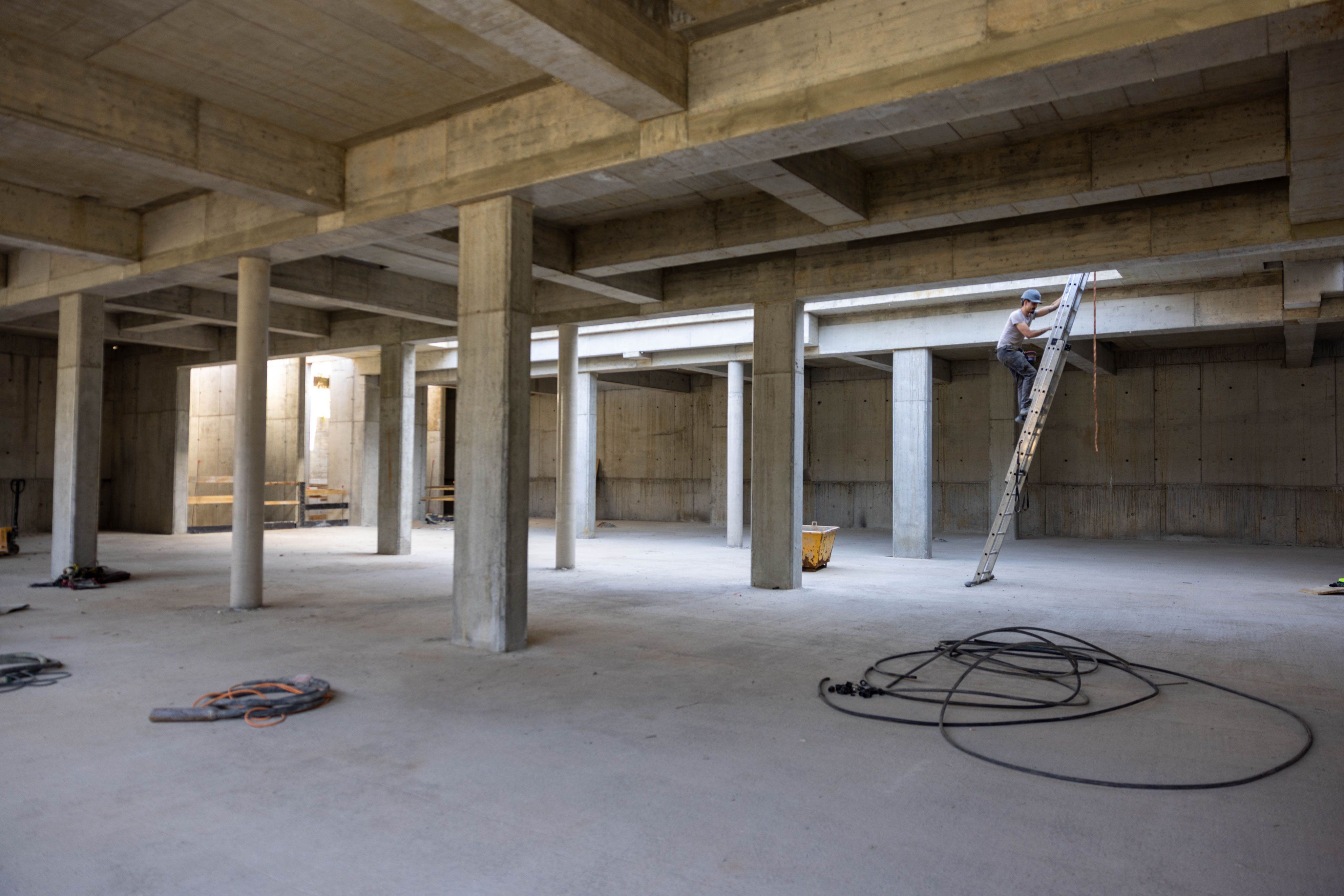 Són quatre les plantes soterrànies que s'han construït. Són quatre les plantes soterrànies que s'han construït.