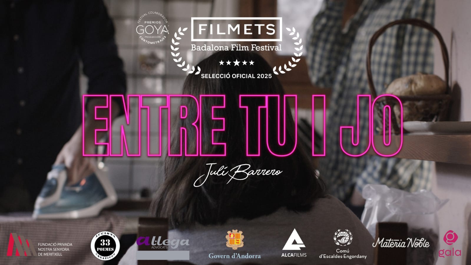 'Entre tu i jo' ha estat seleccionat al Filmets.