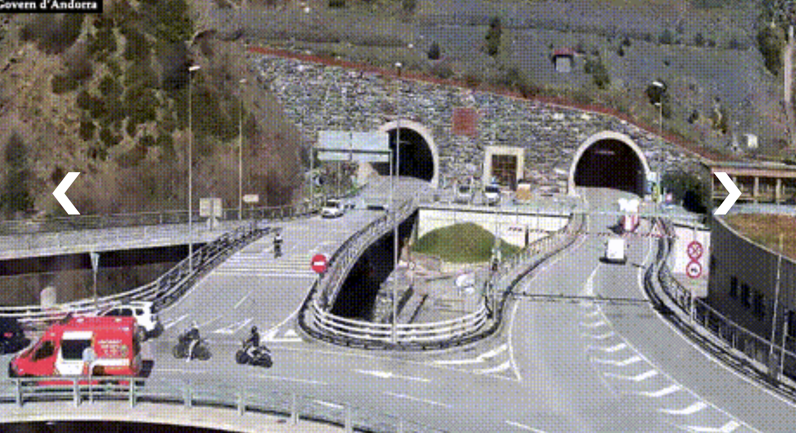 L’accident ha tingut lloc a la part superior de la rotonda.