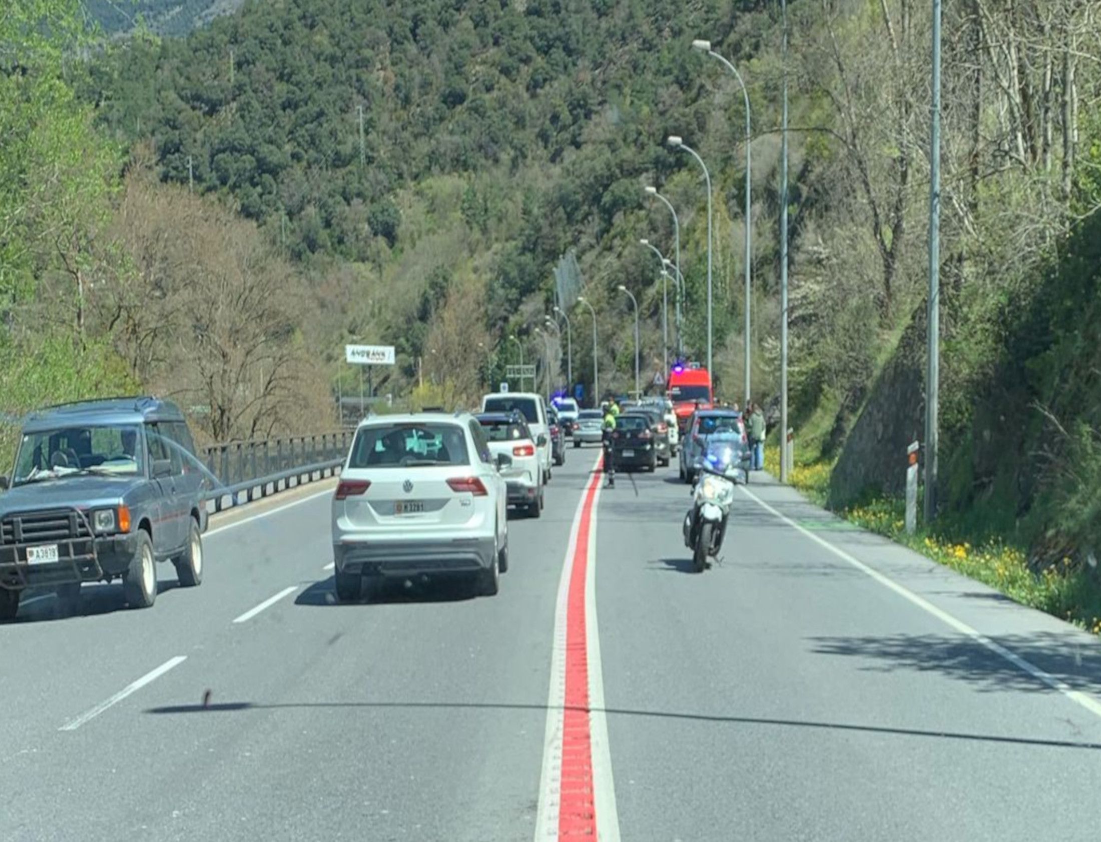 L'accident ha tingut lloc a la CG-1.