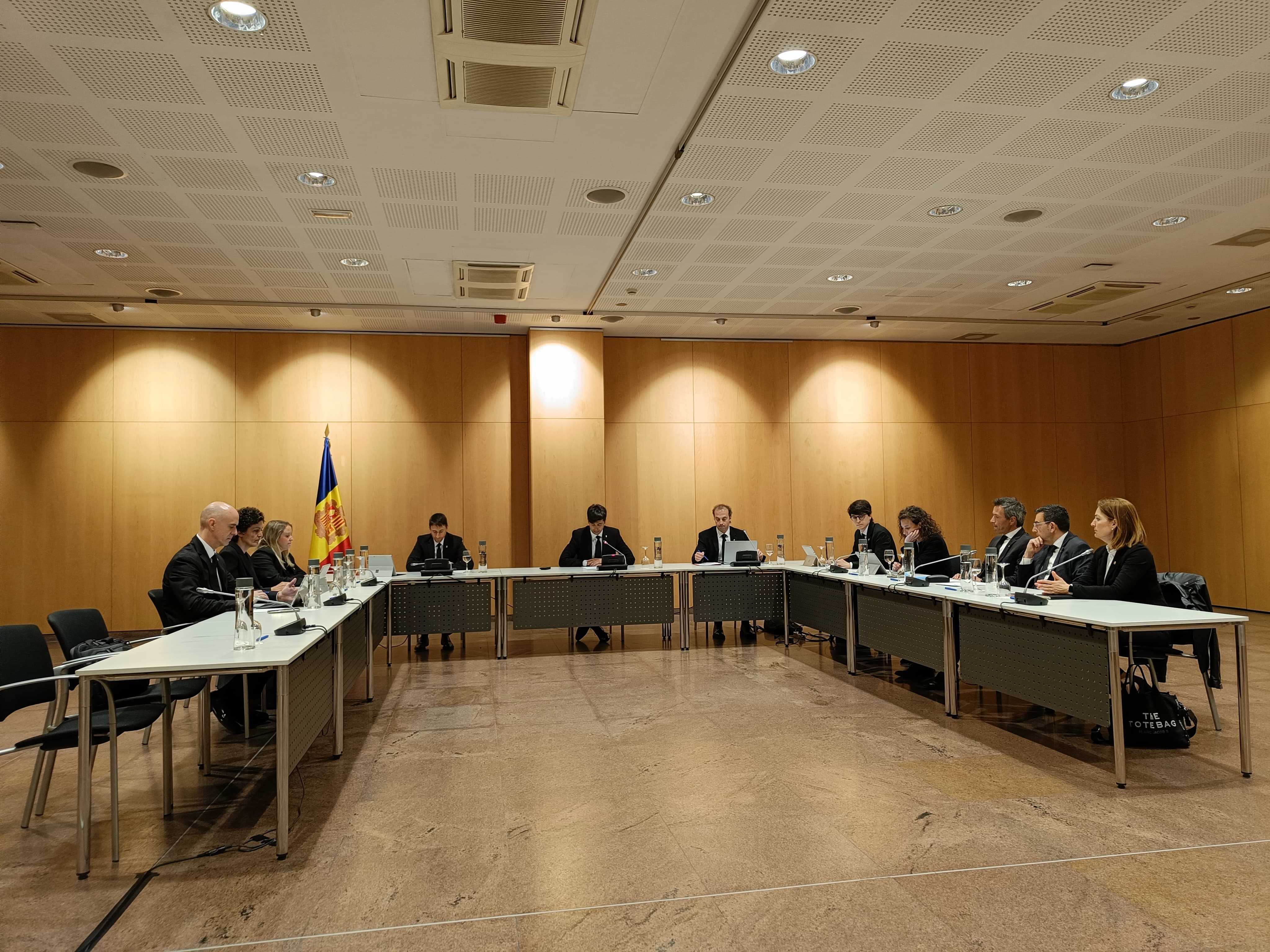 Un instant de la sessió de consell de comú d'Andorra la Vella.