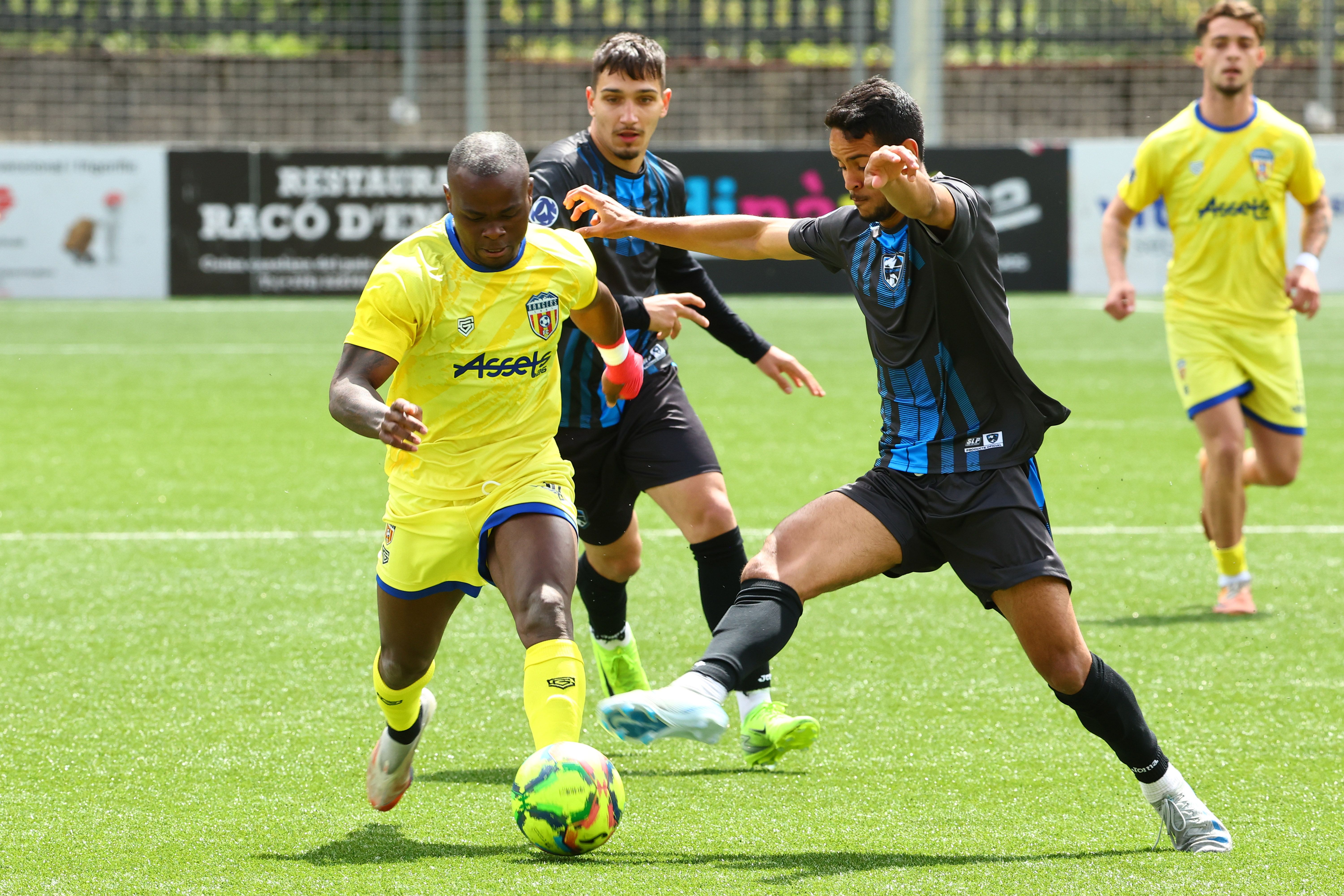 Salomon Obama, del Ranger's, contra l'Ordino.