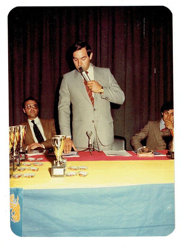 Una imatge d'Antoni Garrallà durant el seu temps a l’Esquí Club Andorra (ECA).