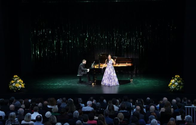 Un moment del recital.