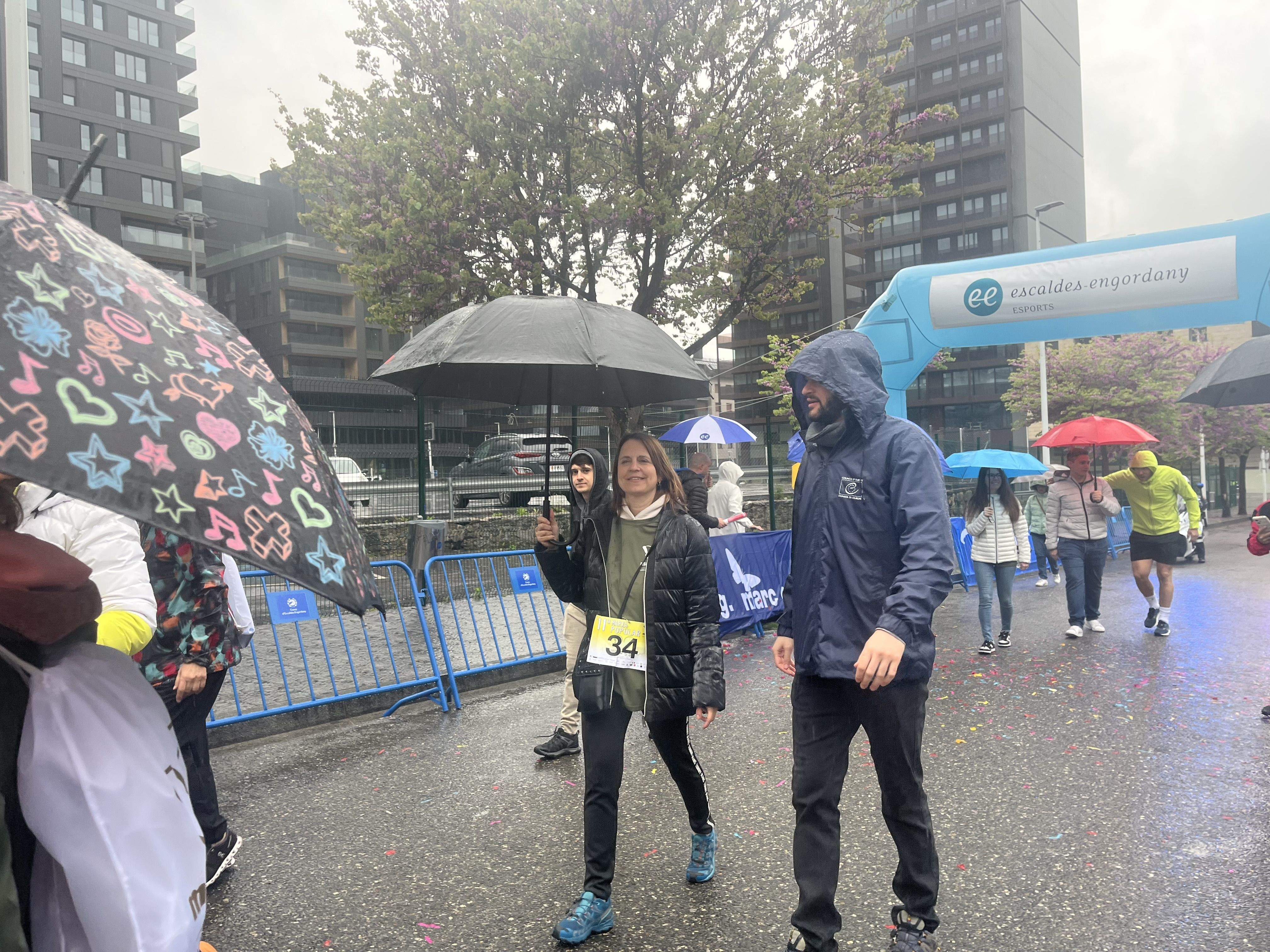 La cònsol major d'Escaldes, Rosa Gili, i el conseller general, Cerni Escalé.