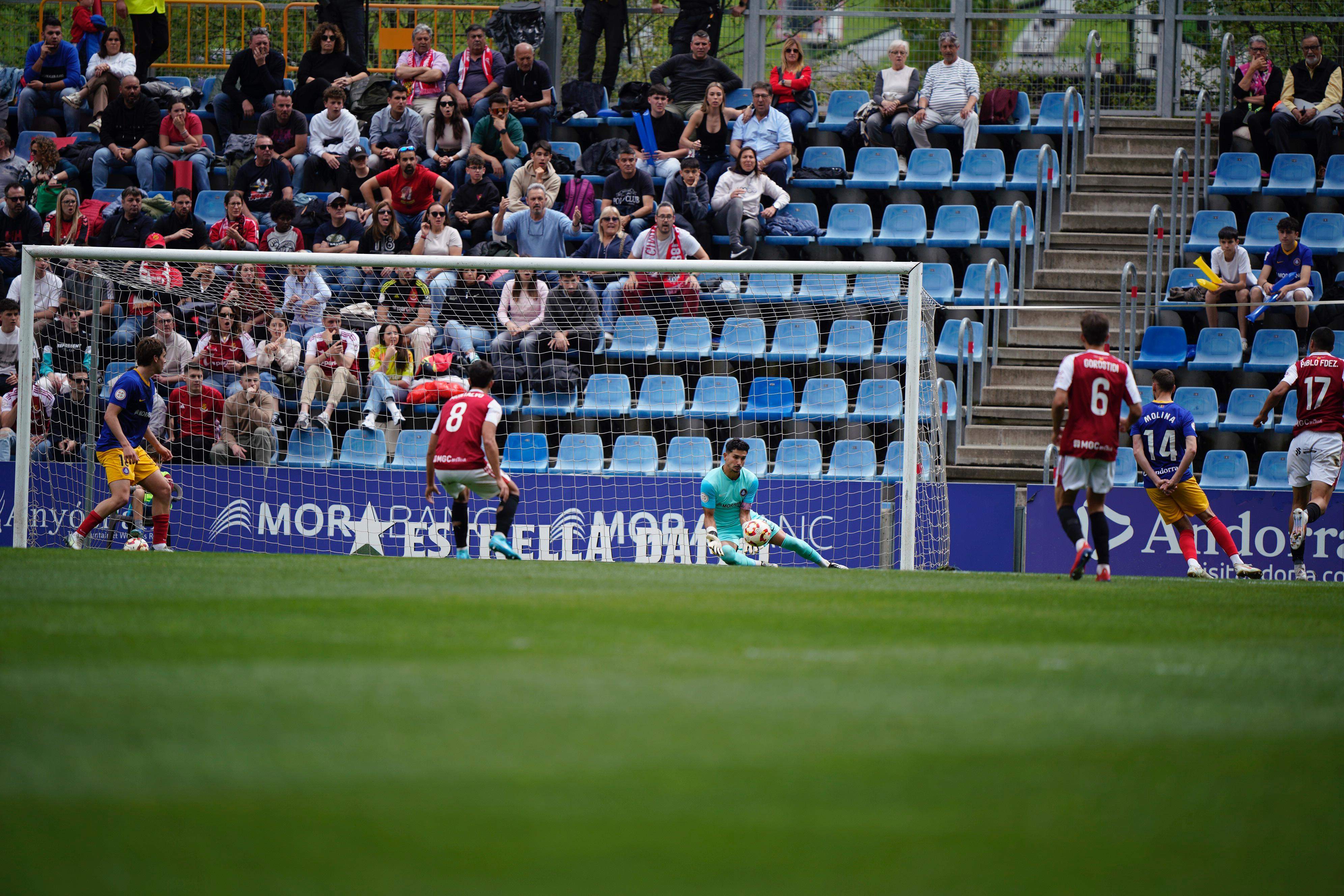 Nico Ratti ha estat providencial en un parell d'ocasions per deixar la porteria a zero.