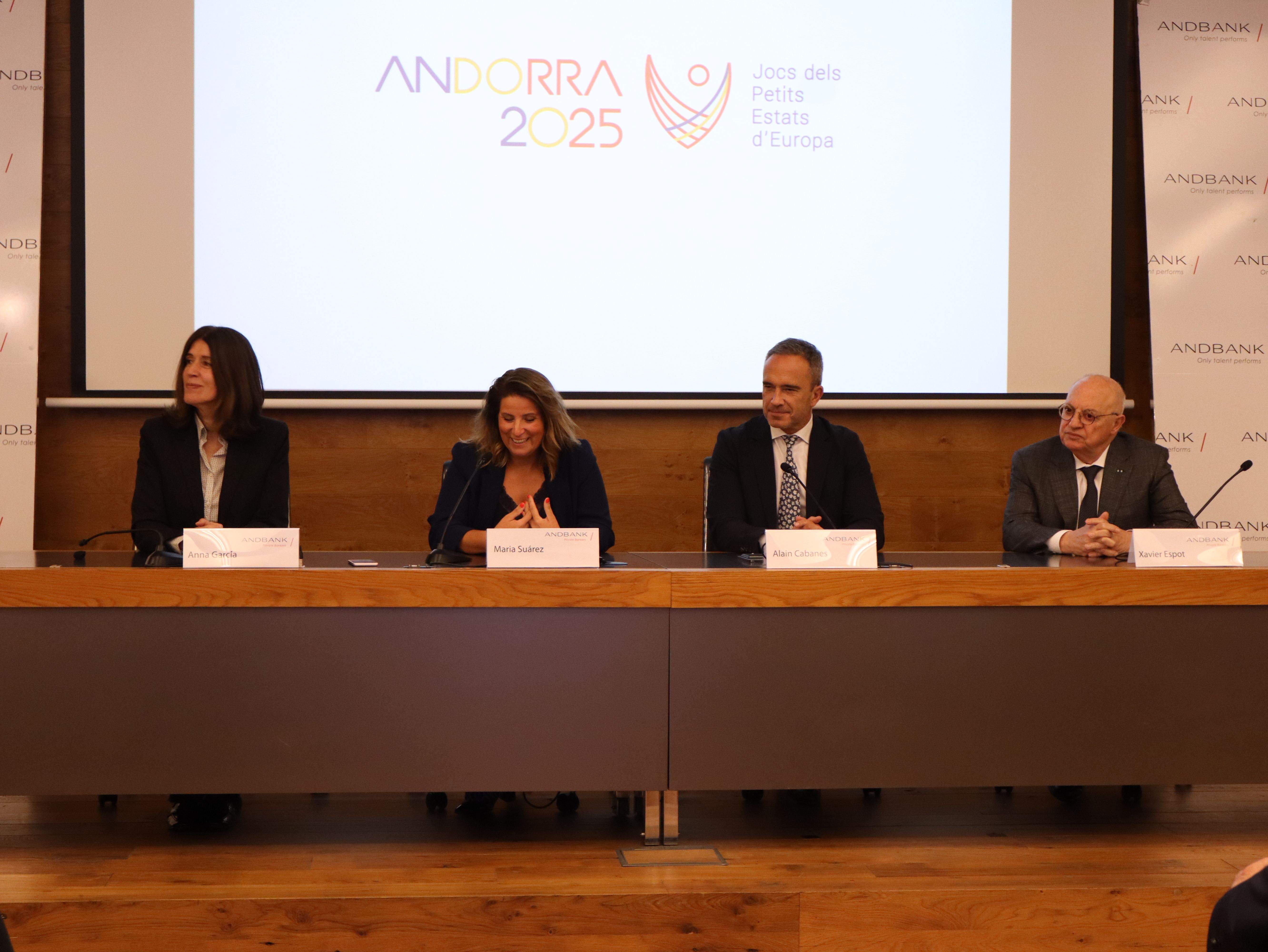 Un instant de la roda de premsa sobre les entrades dels Jocs.