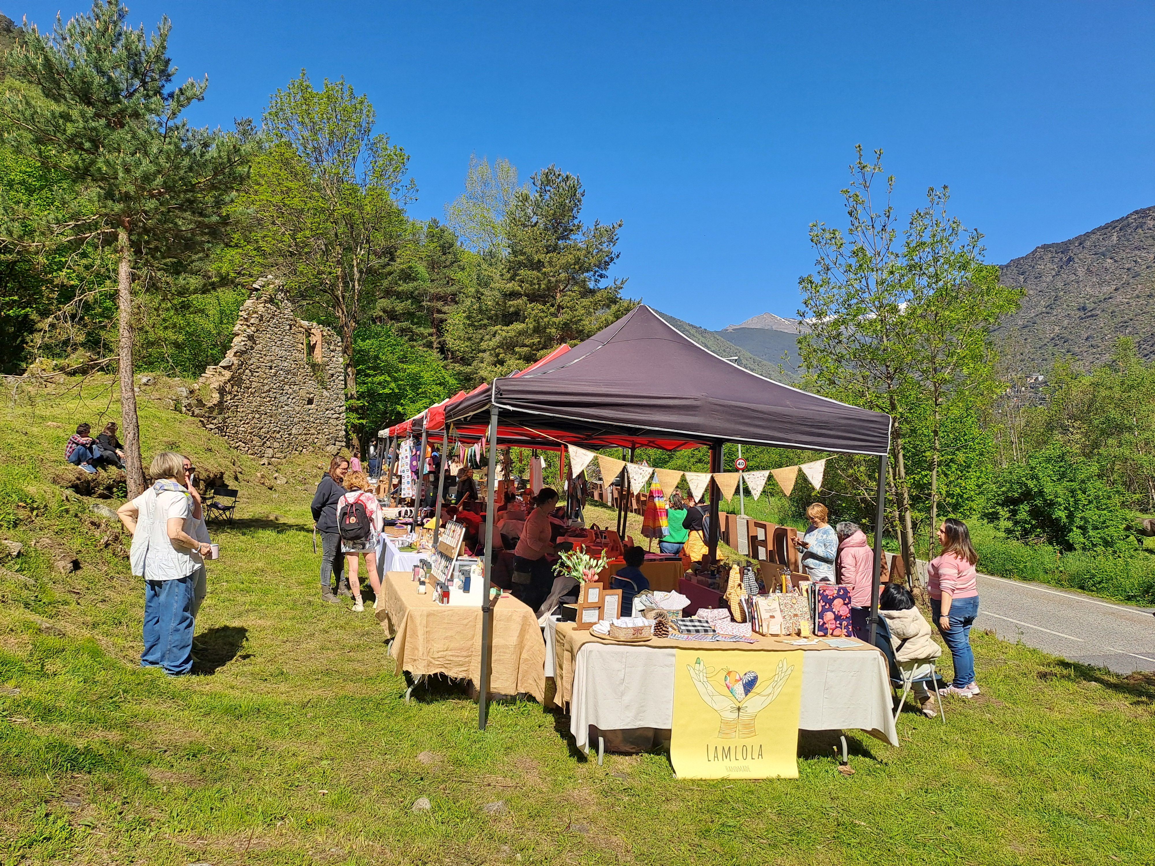 El mercat tenia vint parades.