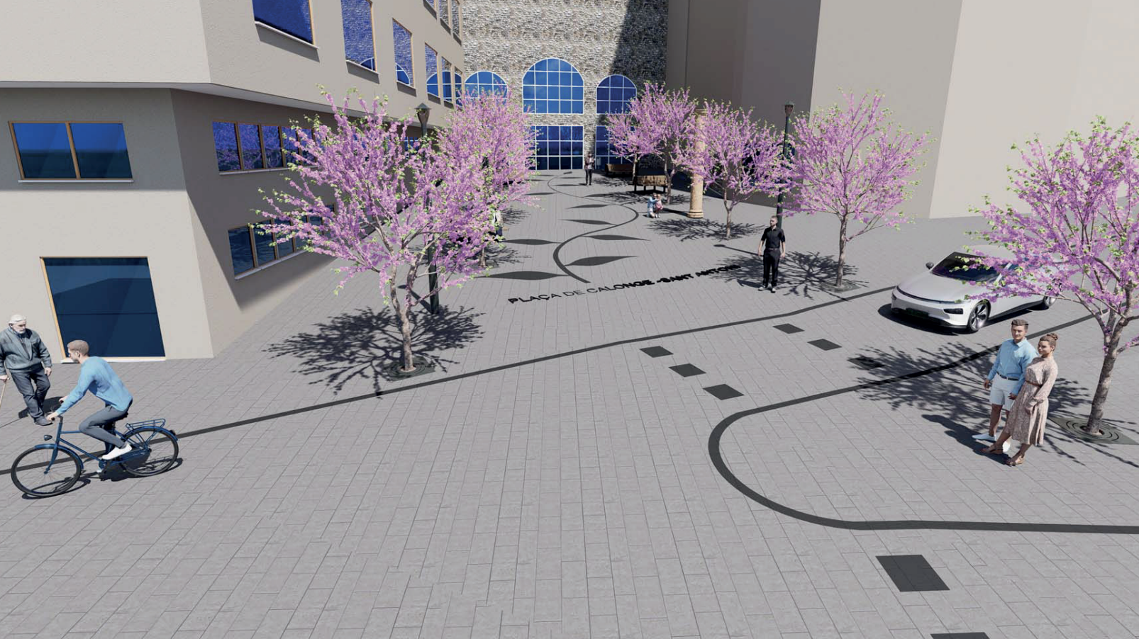 Projecte de la futura plaça Calonge.