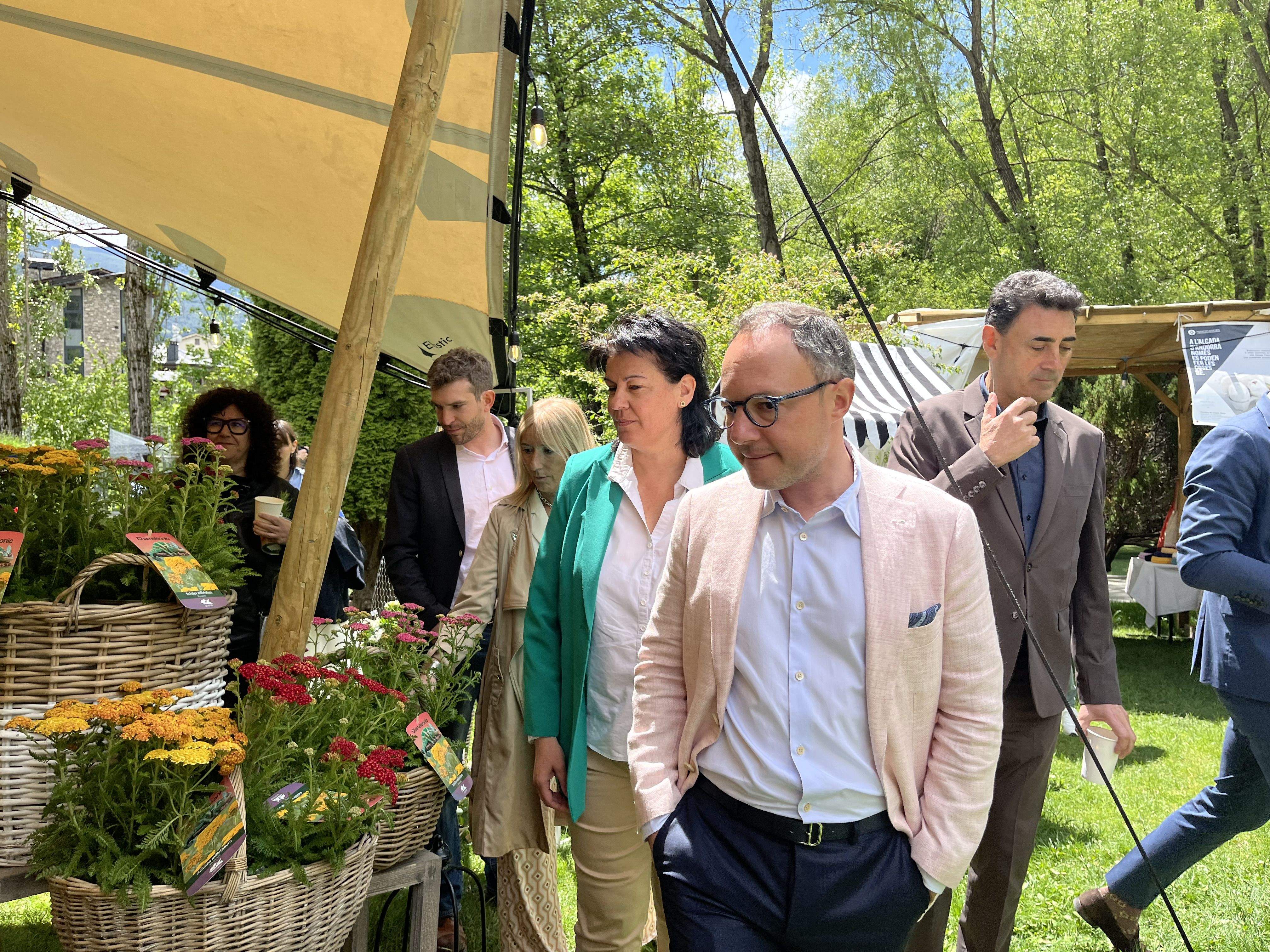 El cap de Govern, Xavier Espot, i la cònsol major, Eva Sansa. El cap de Govern, Xavier Espot, i la cònsol major, Eva Sansa.