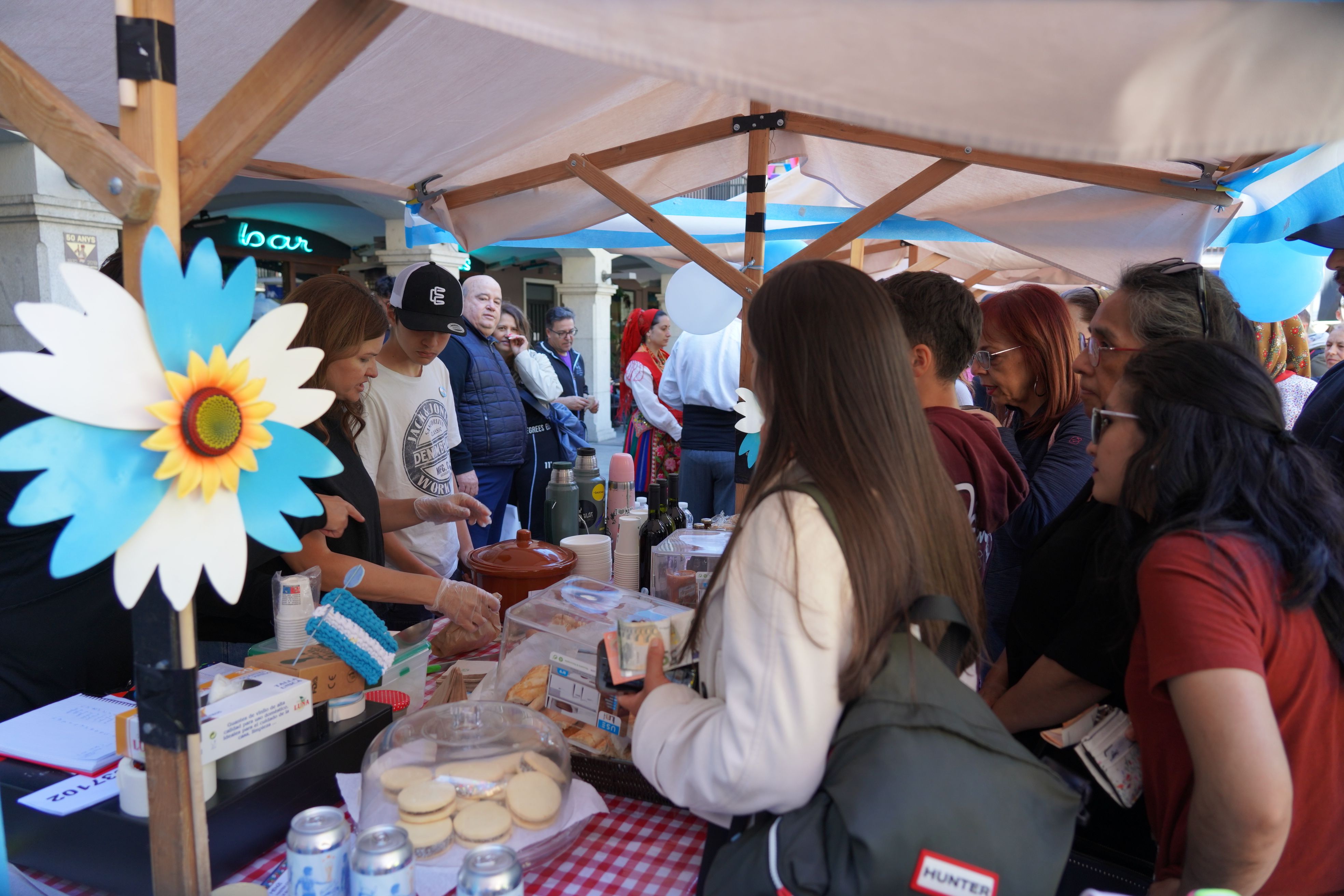 La parada d'Argentina, amb menjars com les empanades o el 'locro'. La parada d'Argentina, amb menjars com les empanades o el 'locro'.