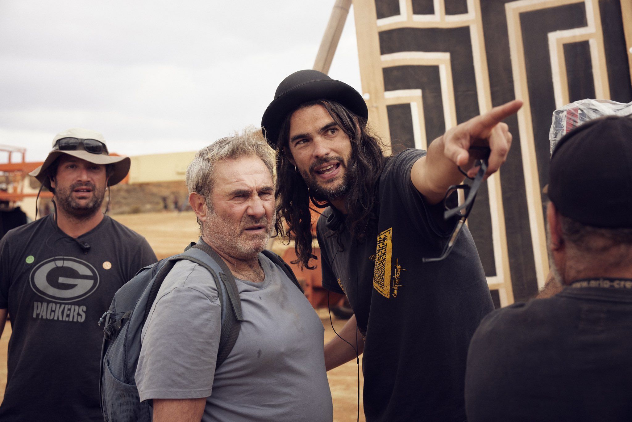 Sergi López amb el director de 'Sirat', Oliver Laxe.