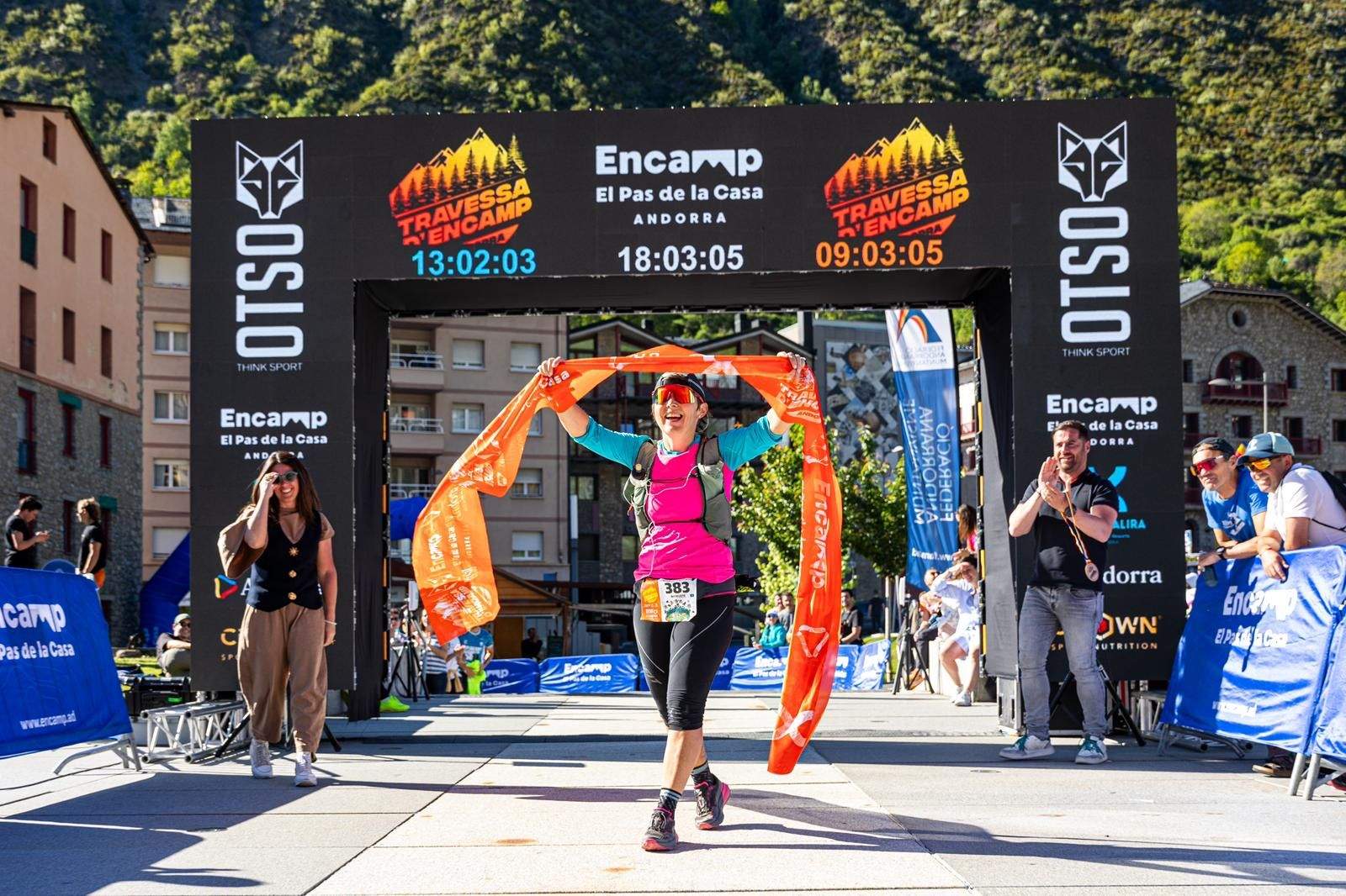 Myrvete Zekaj, guanyadora de la prova de 84 quilòmetres.