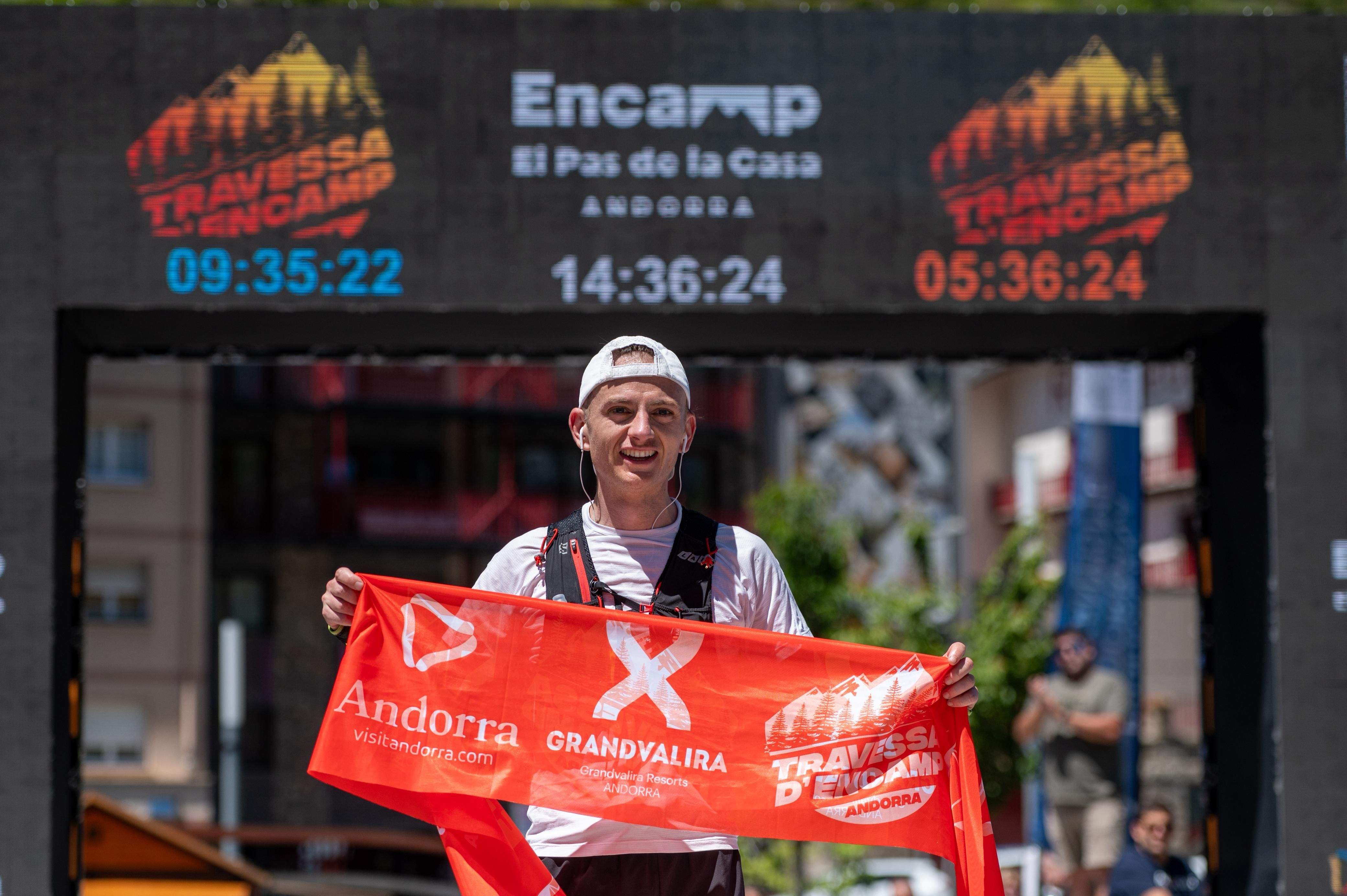 Sergi Pascuet, guanyador de la prova de 84 quilòmetres.