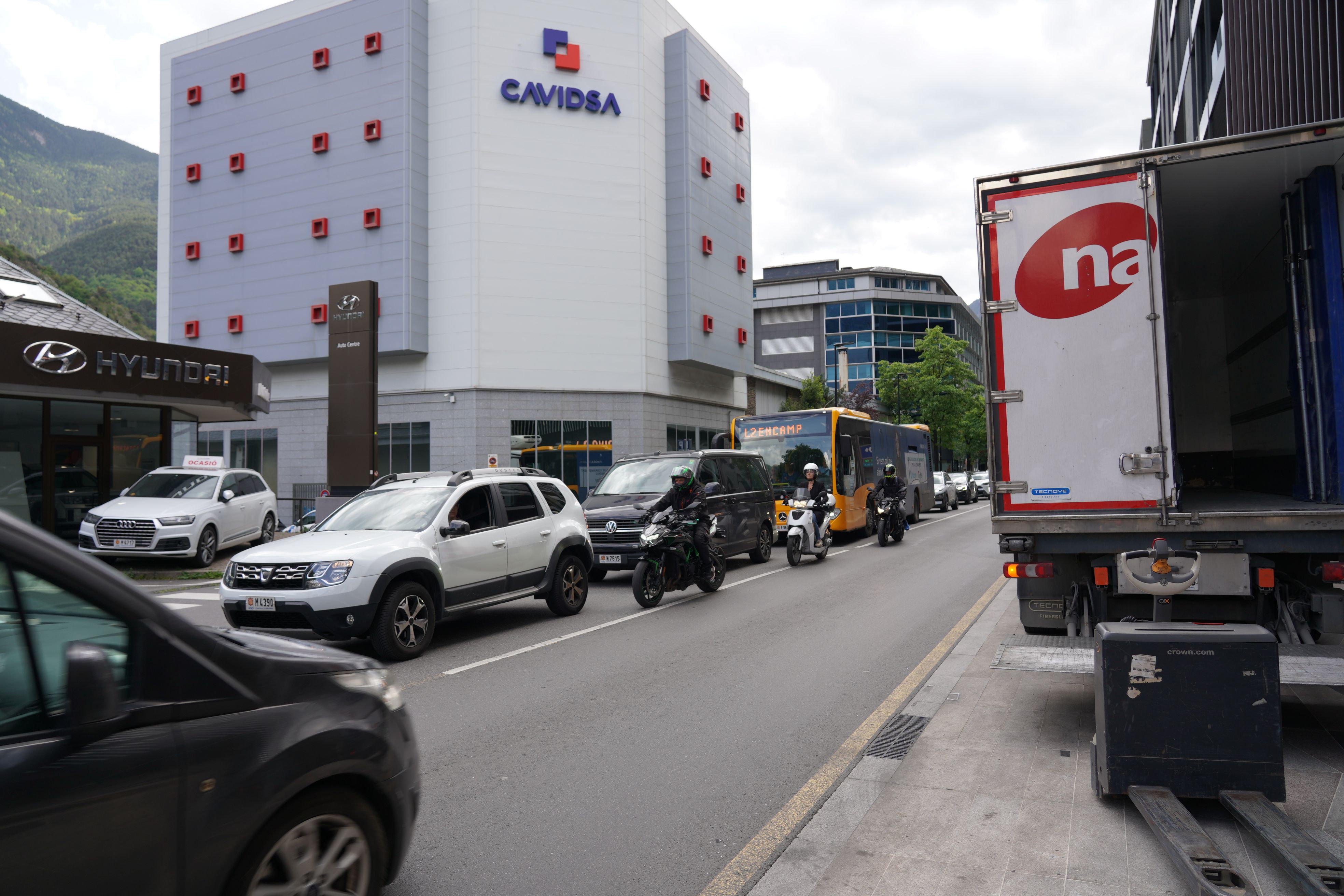 Durant aquesta setmana, els autobusos estaran molt presents al centre. 