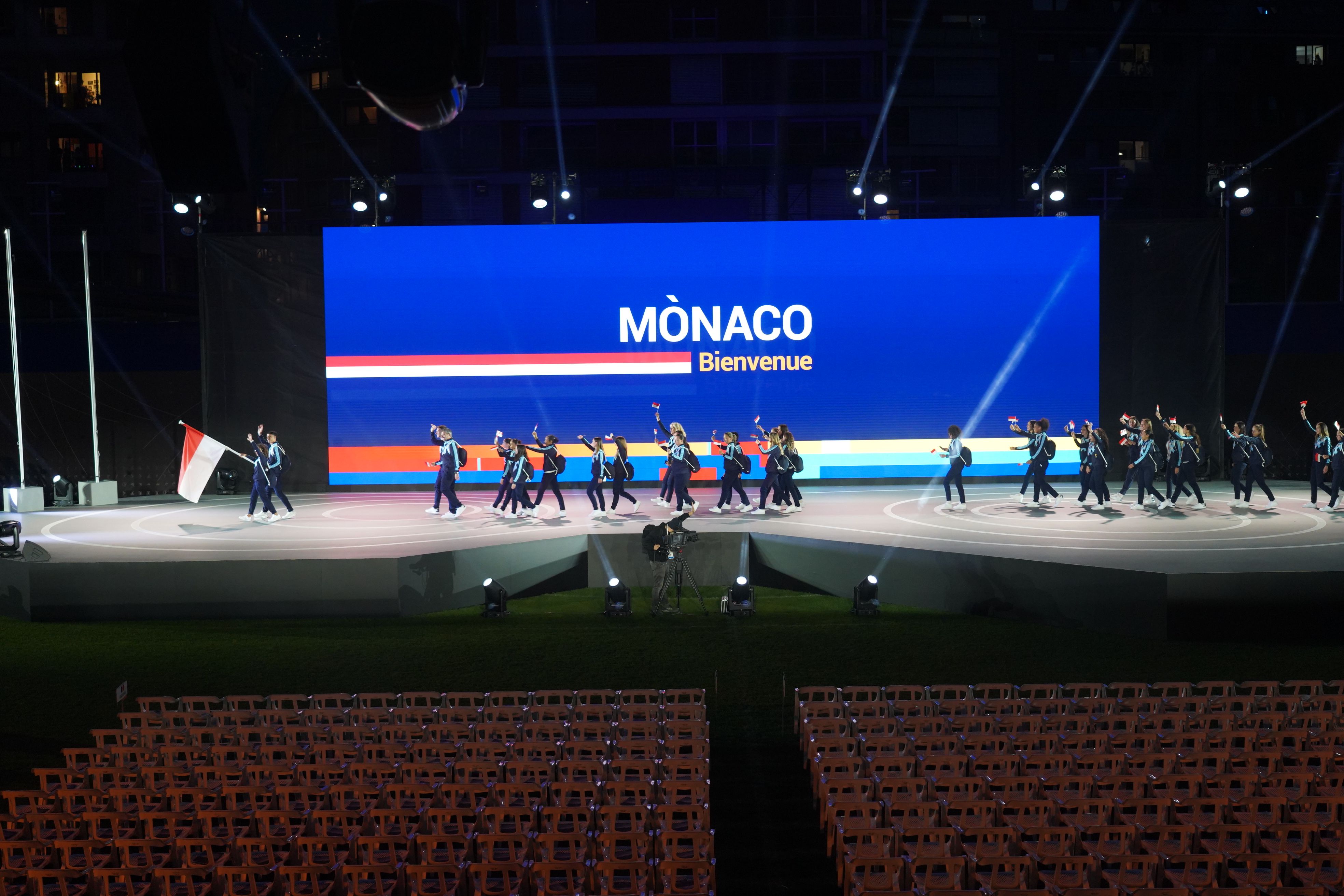 La delegació de Mònaco ha comptat amb un convidat de luxe, el príncep Albert II a la tribuna.