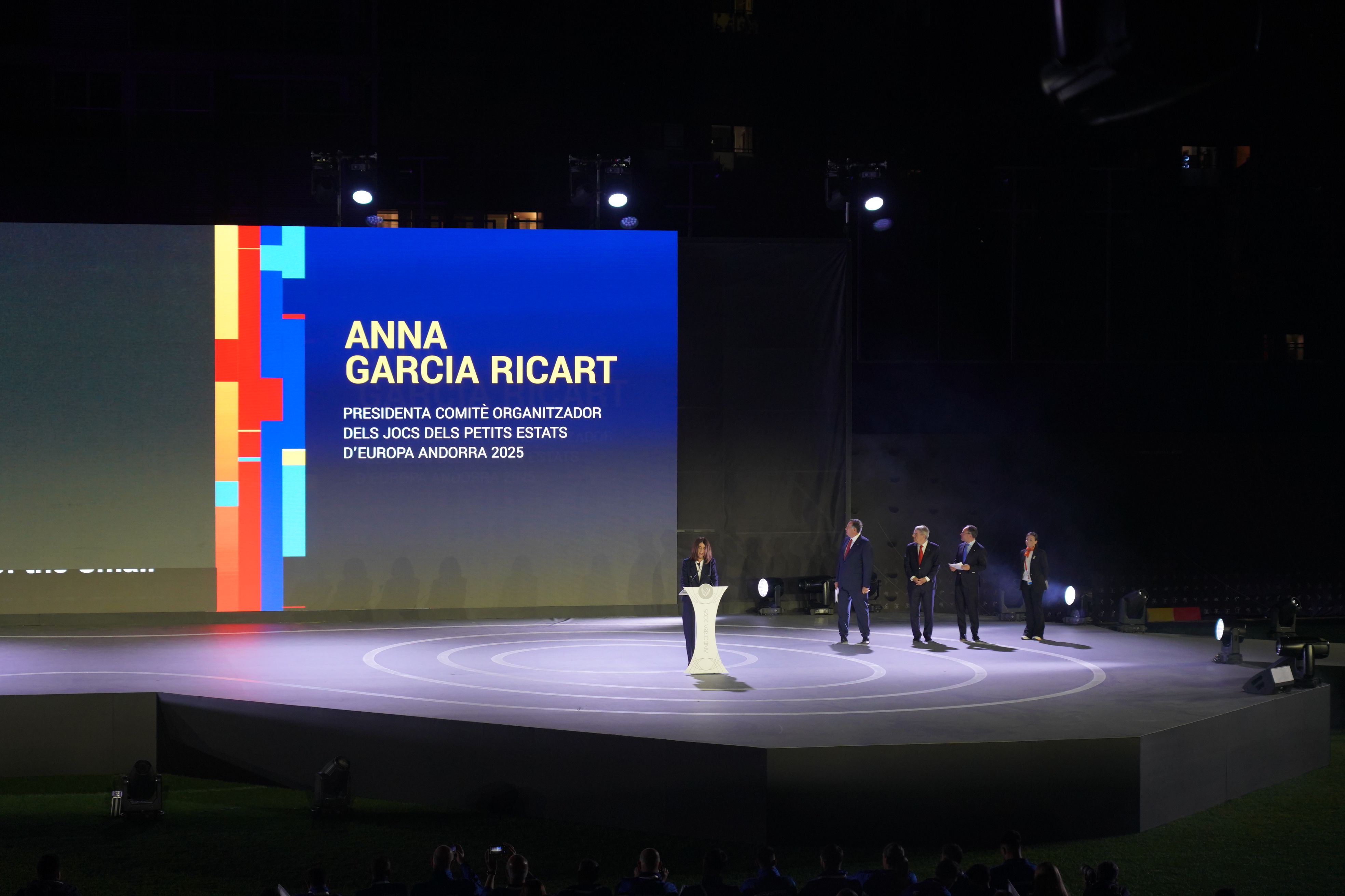 Anna Garcia, durant el seu discurs introductori.