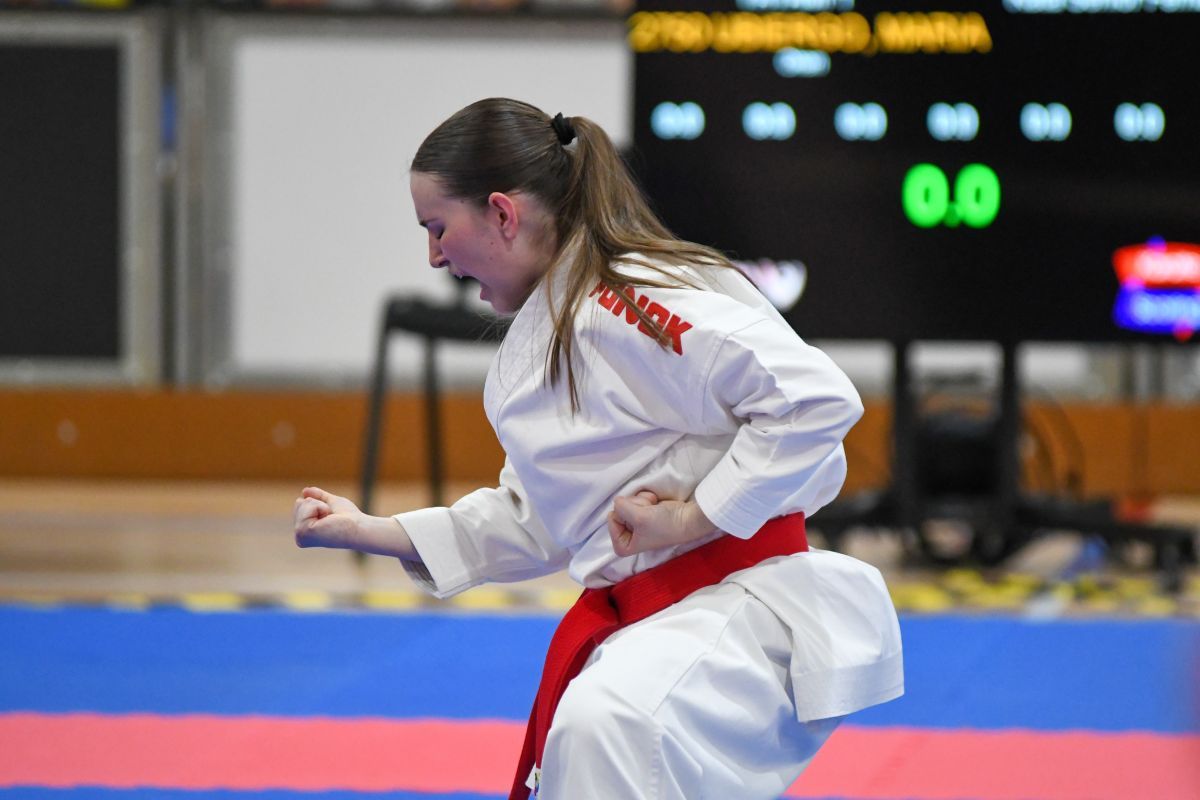 María Ubiergo, en competició aquest matí a LAUEsport.