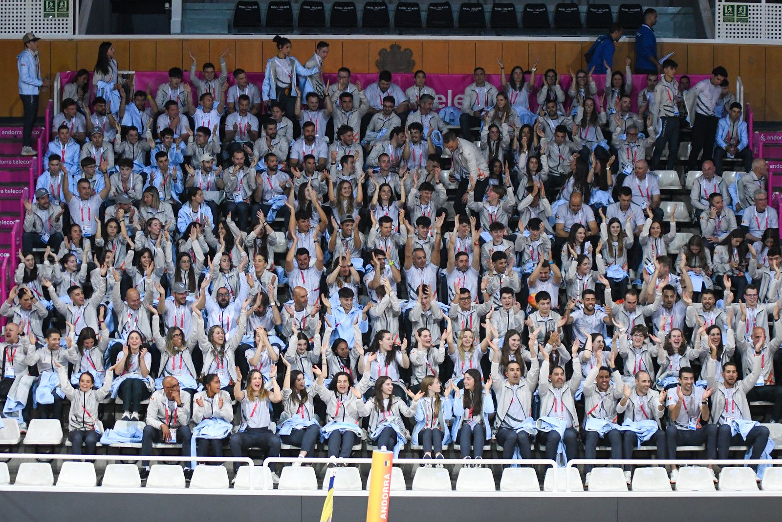 La delegació andorrana.