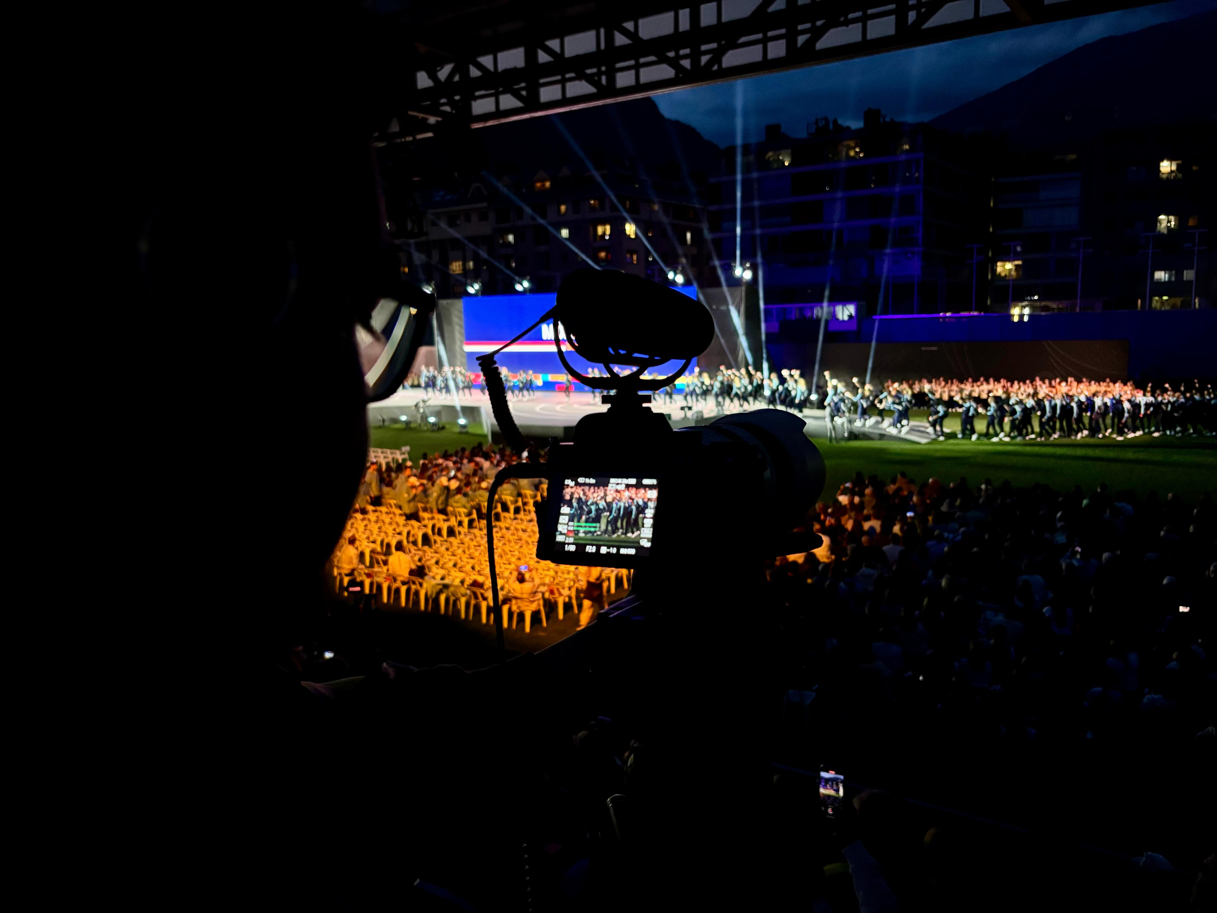 Els artífexs de la màgia inaugural.