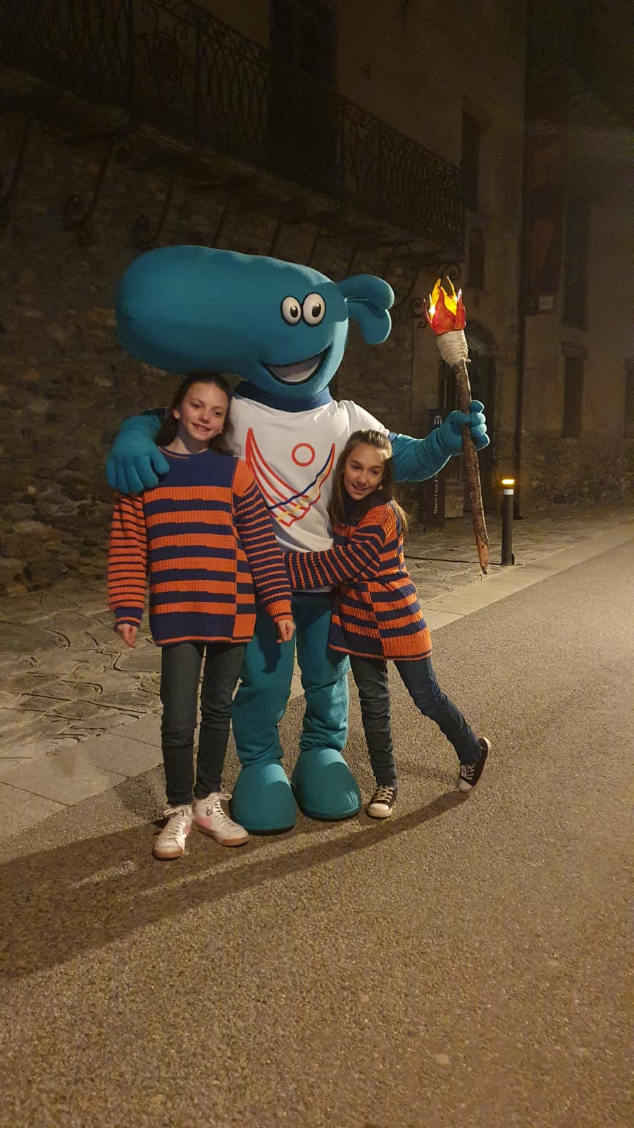 La Sheila, que va interpretar a la Meritxell, amb el Valiret.