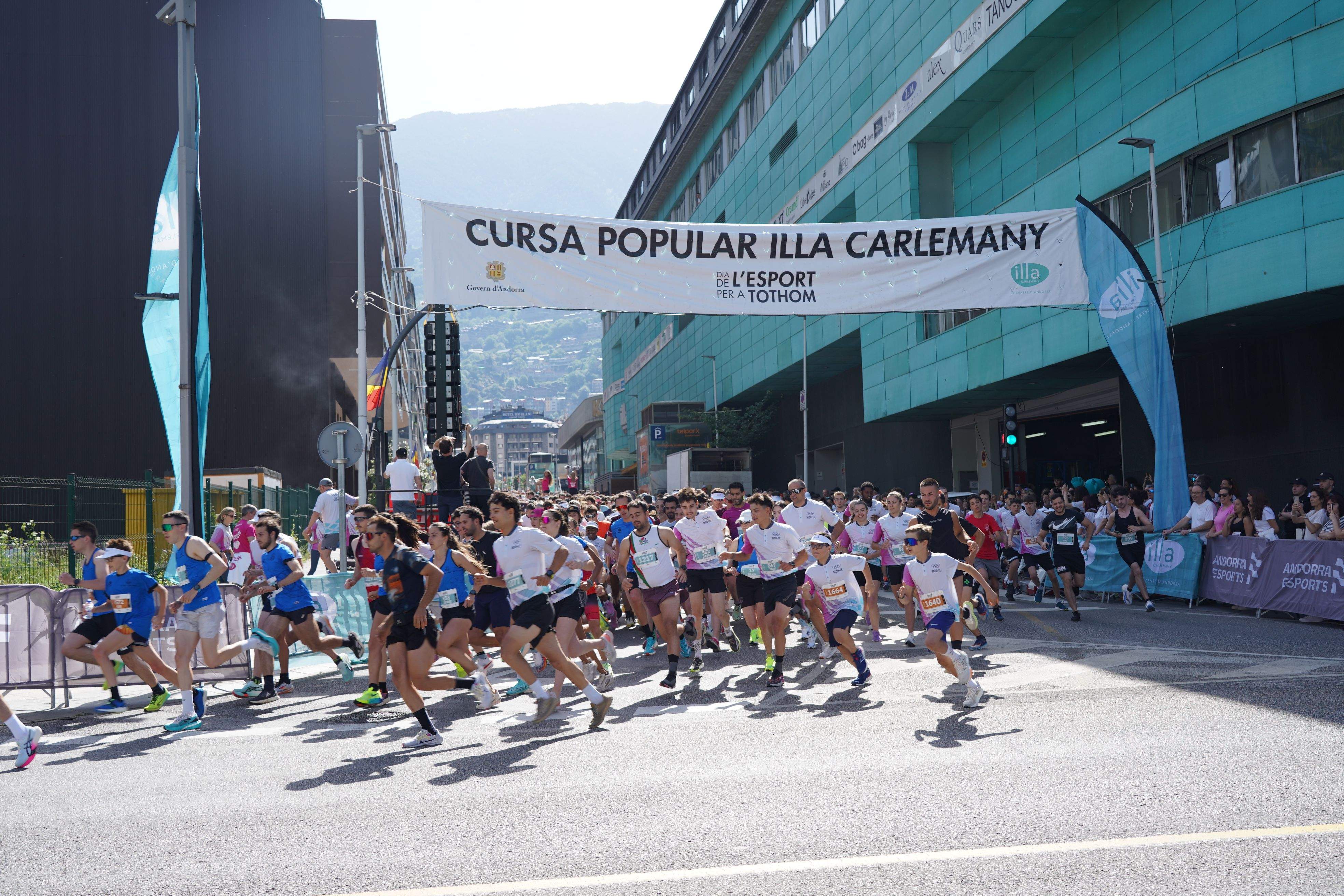 Els primers en sortir.