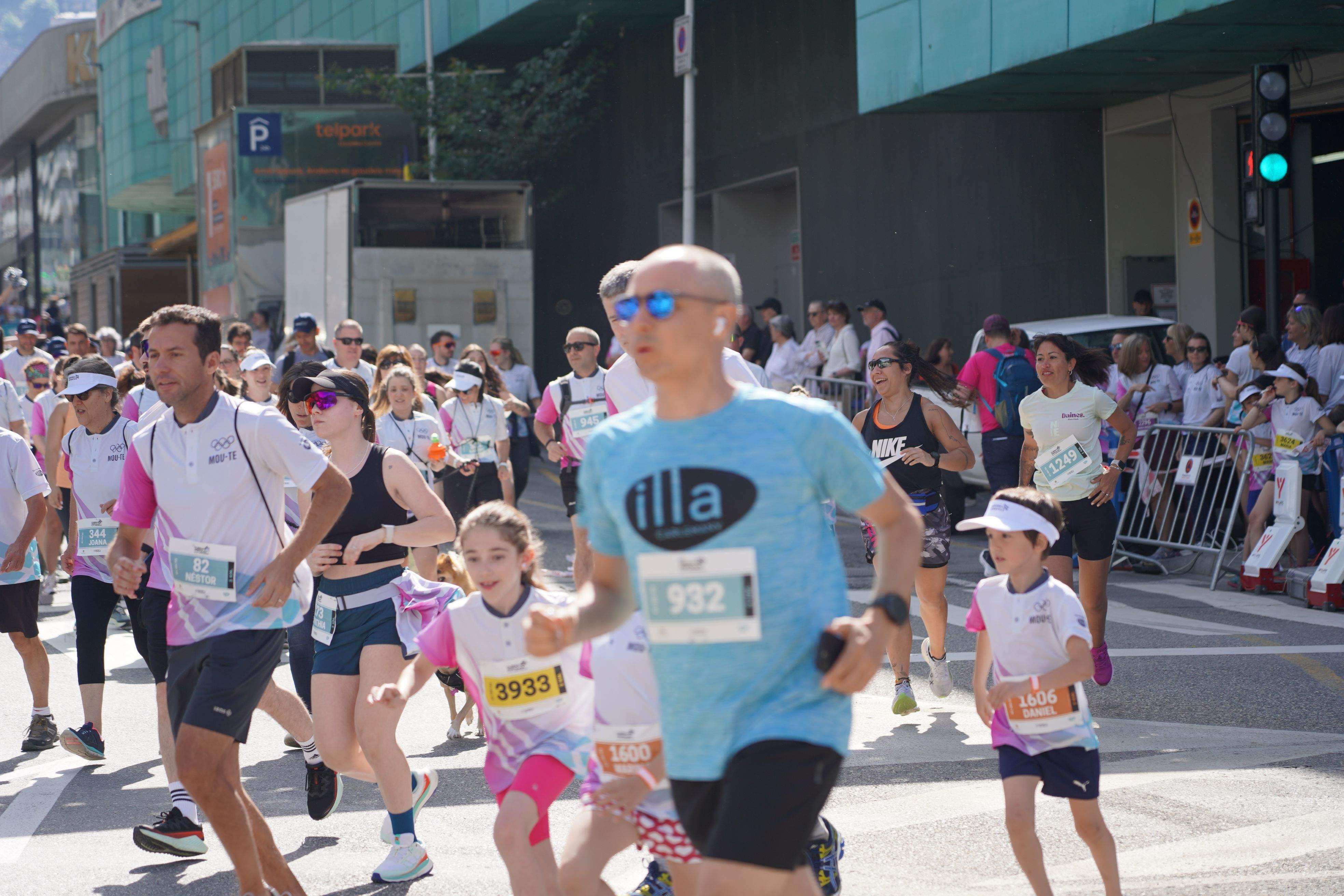 La sortida de la cursa.