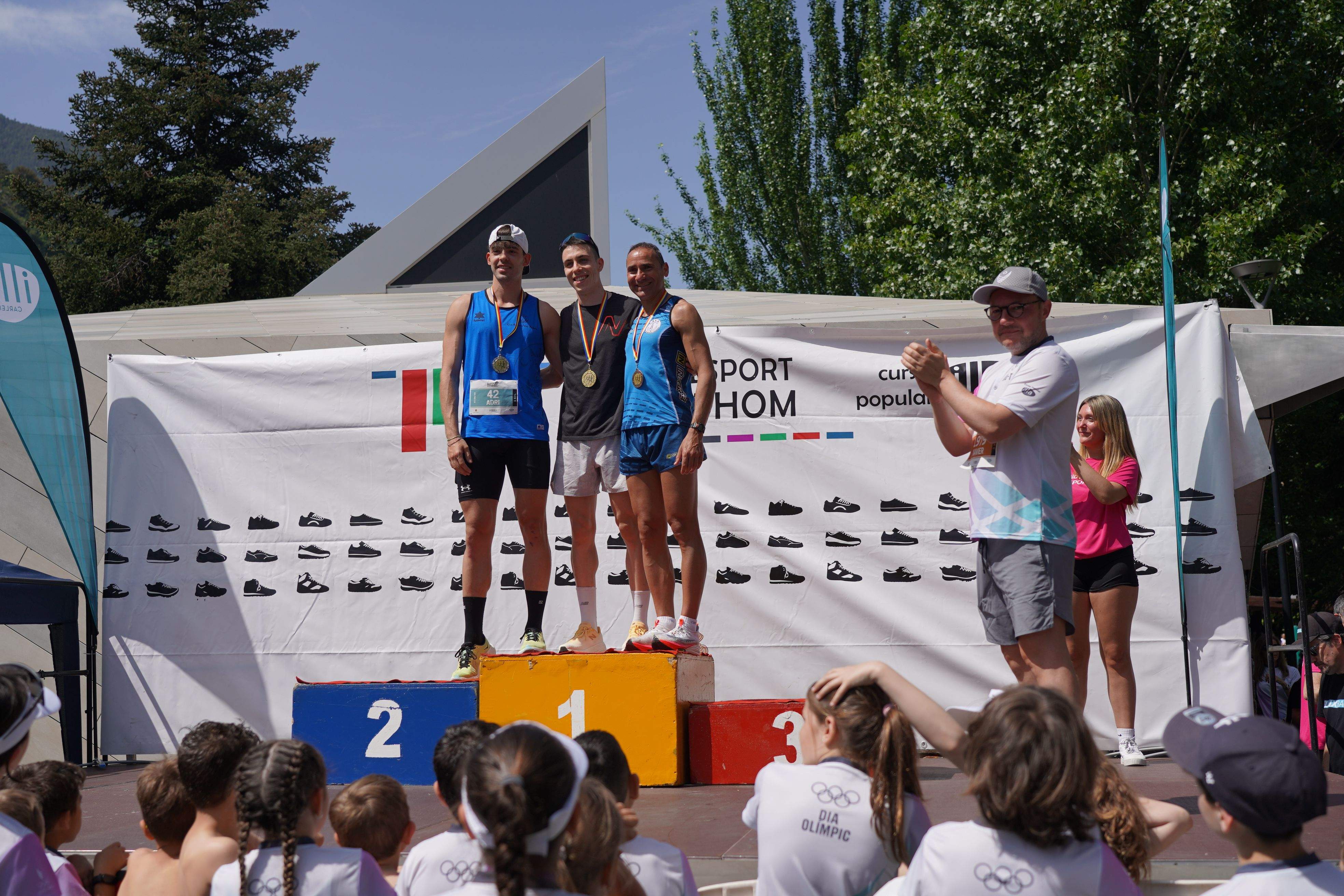 Guanyadors federats de la Cursa Popular Illa Carlemany. 