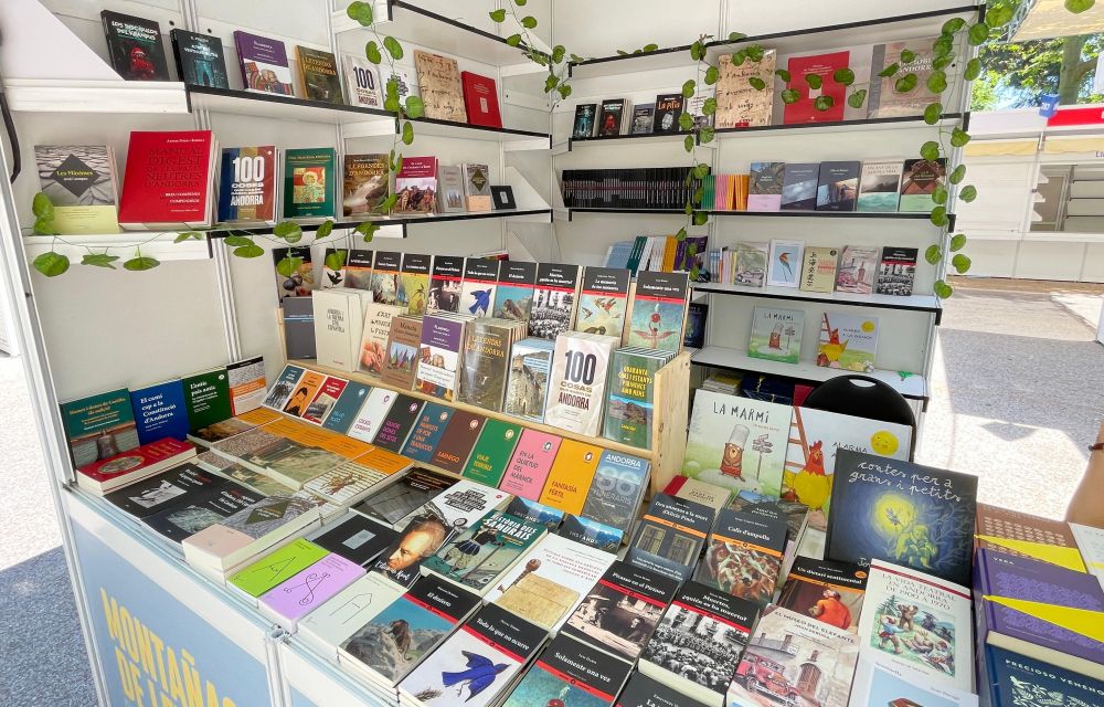 Caseta d’Andorra a la Feria del Libro de Madrid. Caseta d’Andorra a la Feria del Libro de Madrid.